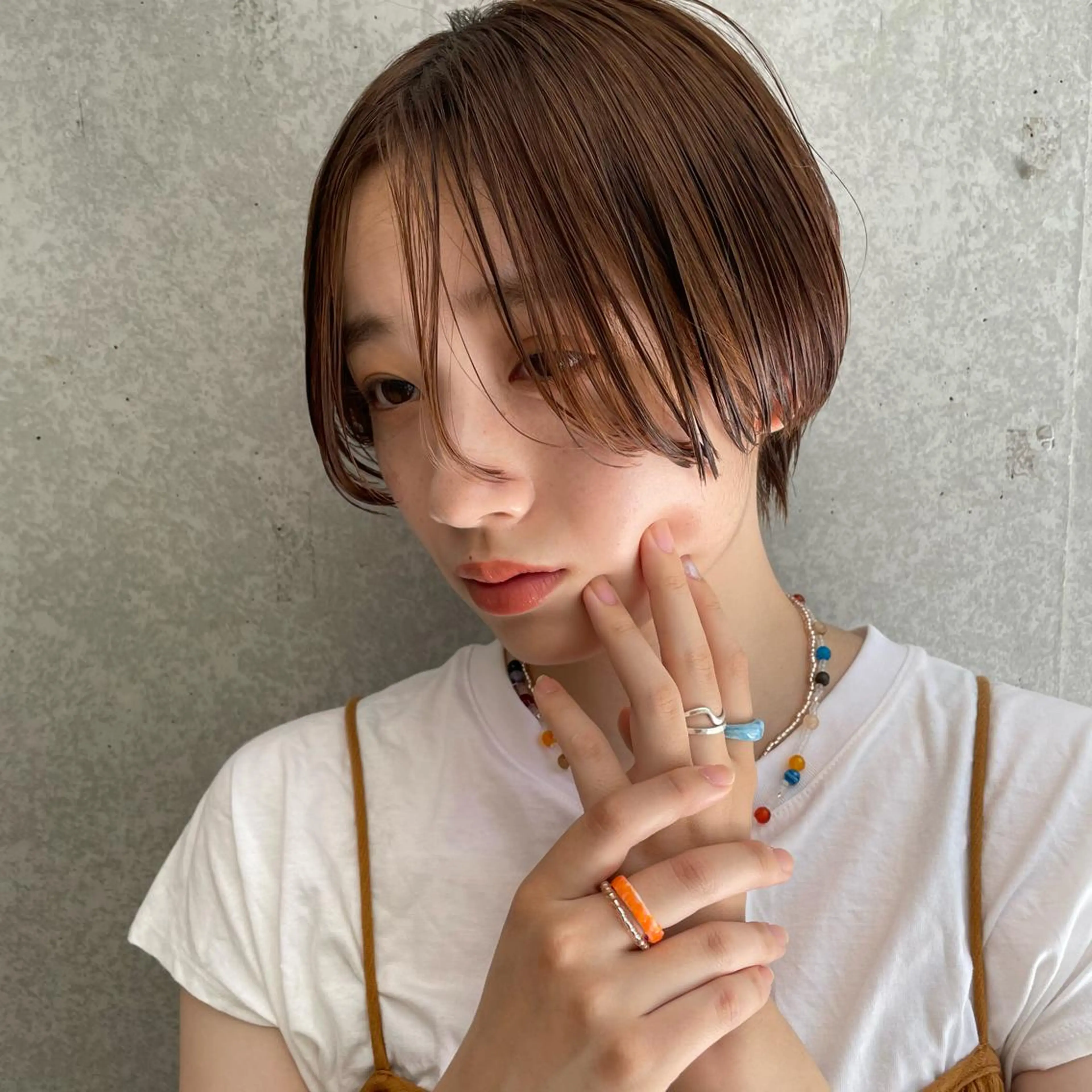 ショート カット トリートメント レイヤー🧸ショート 🤎店長anju🪽のヘアスタイル