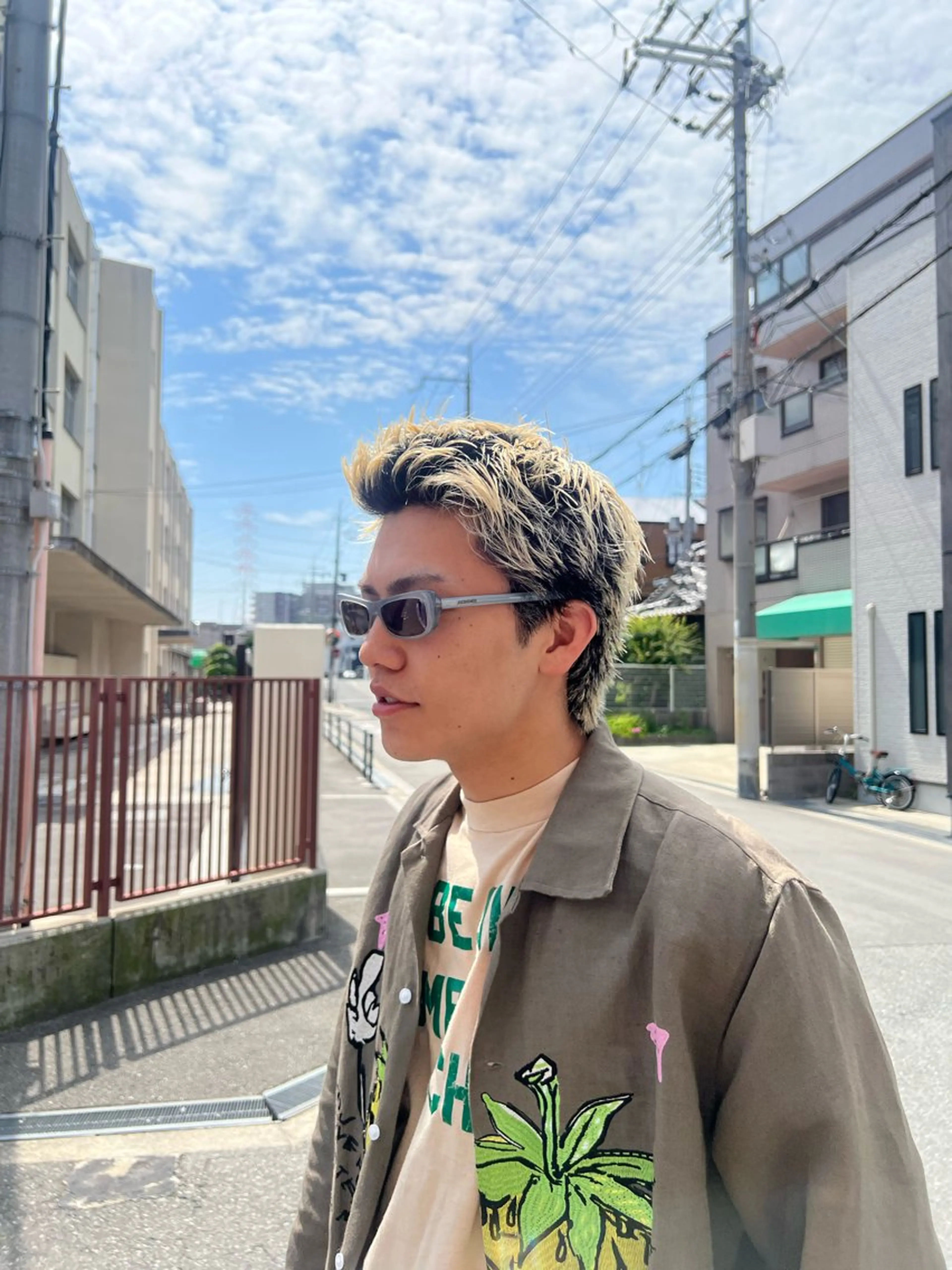 ショート メンズ 稲村 獅童のヘアスタイル