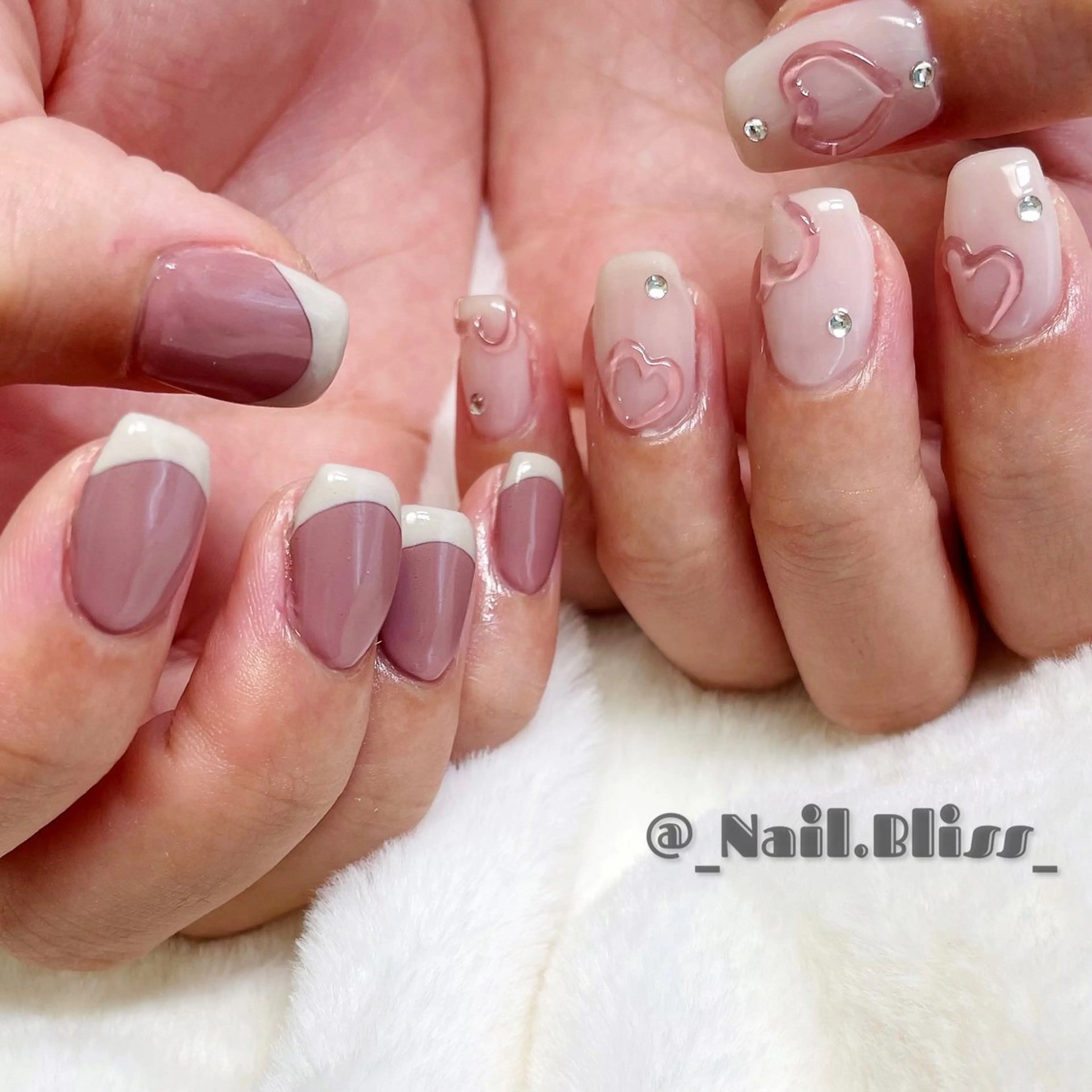 ネイル 持ち込み ハンドネイル NAIL BLISSのネイルデザイン