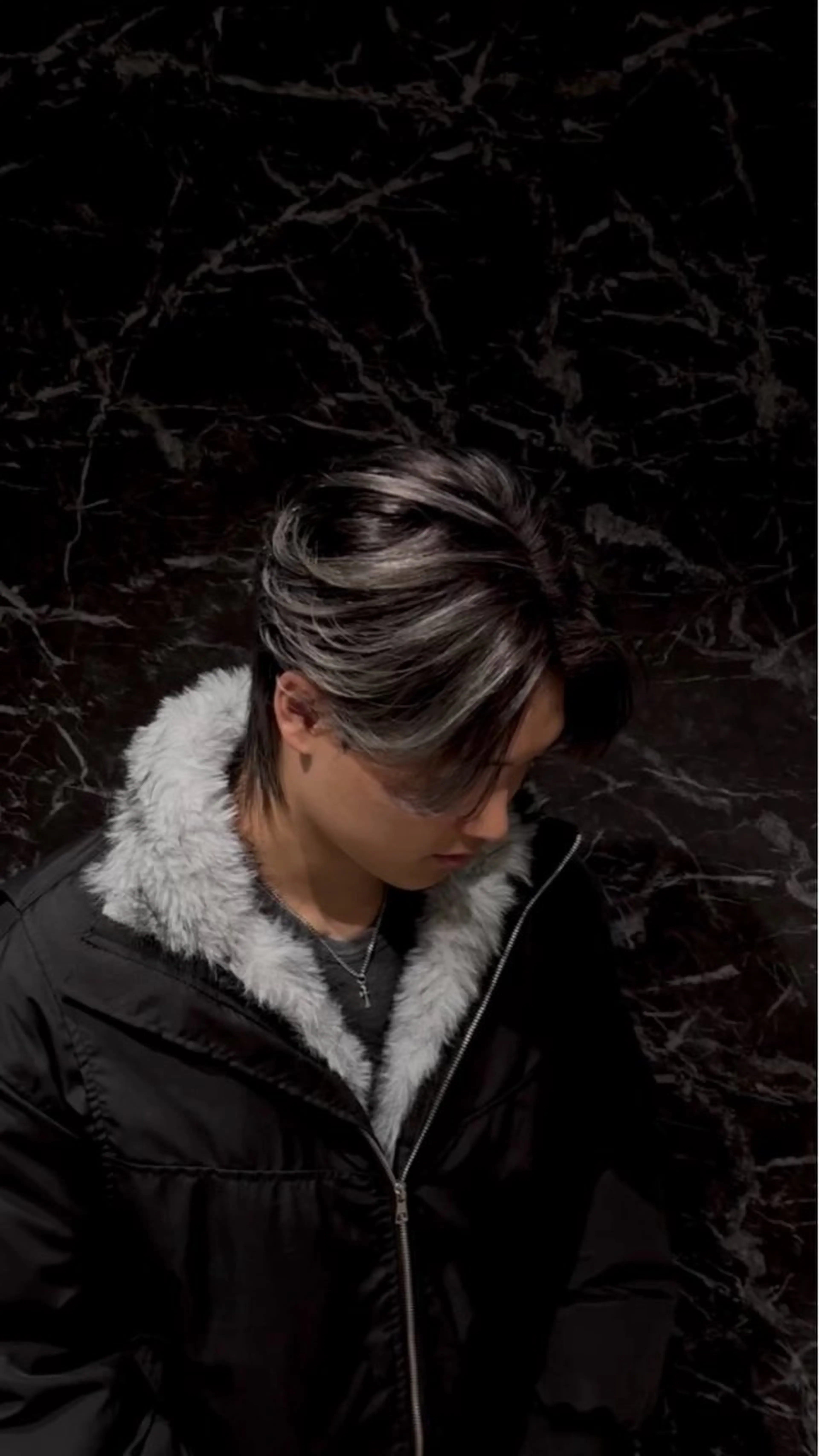 カラー ハイライトカラー メンズ/パーマ 期間限定無料/もろのヘアスタイル