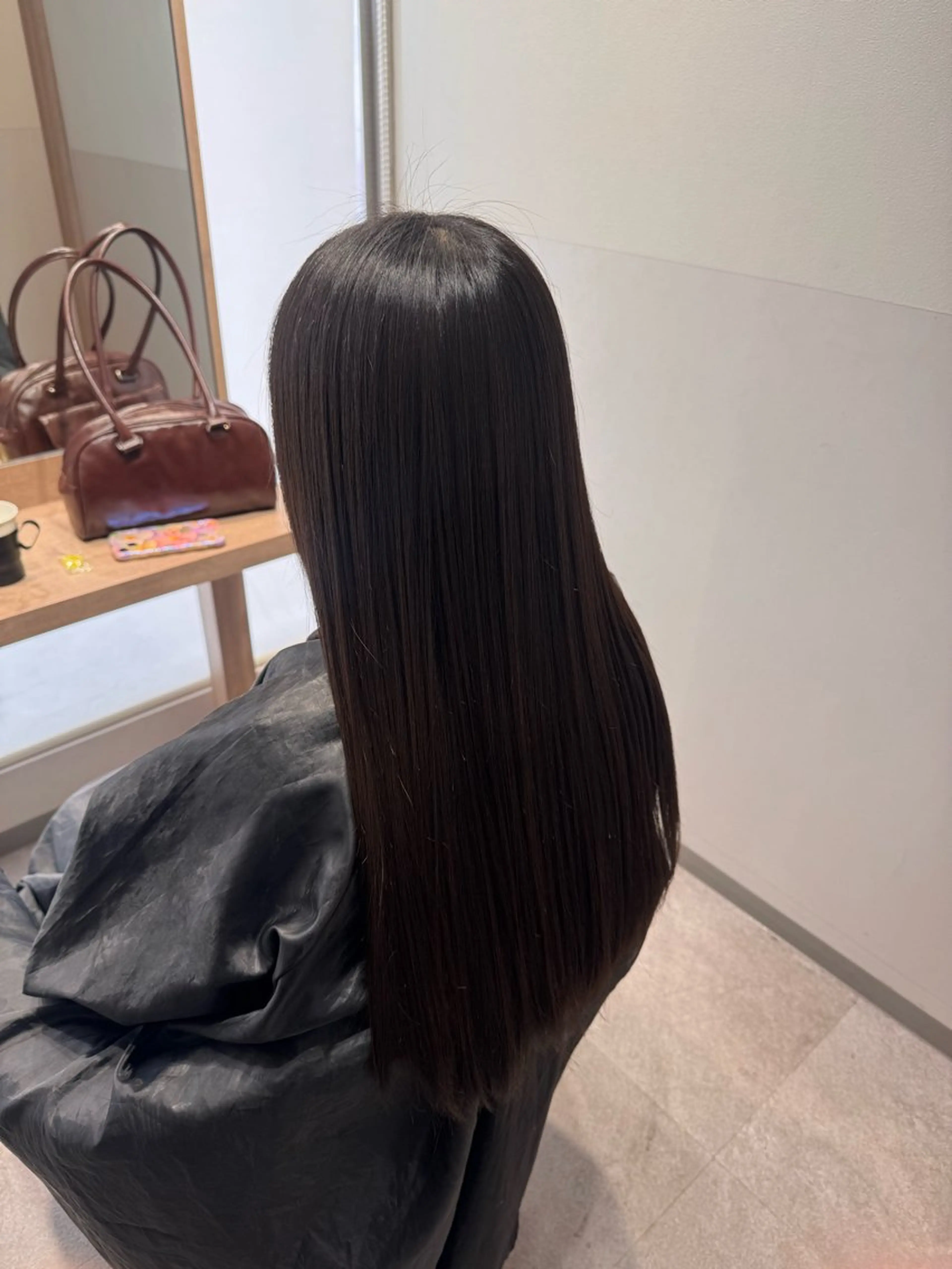 ロング カラー ブリーチ ブリーチなしカラー 縮毛矯正 .ｒｅｏ 大宮のヘアケア屋さんのヘアスタイル