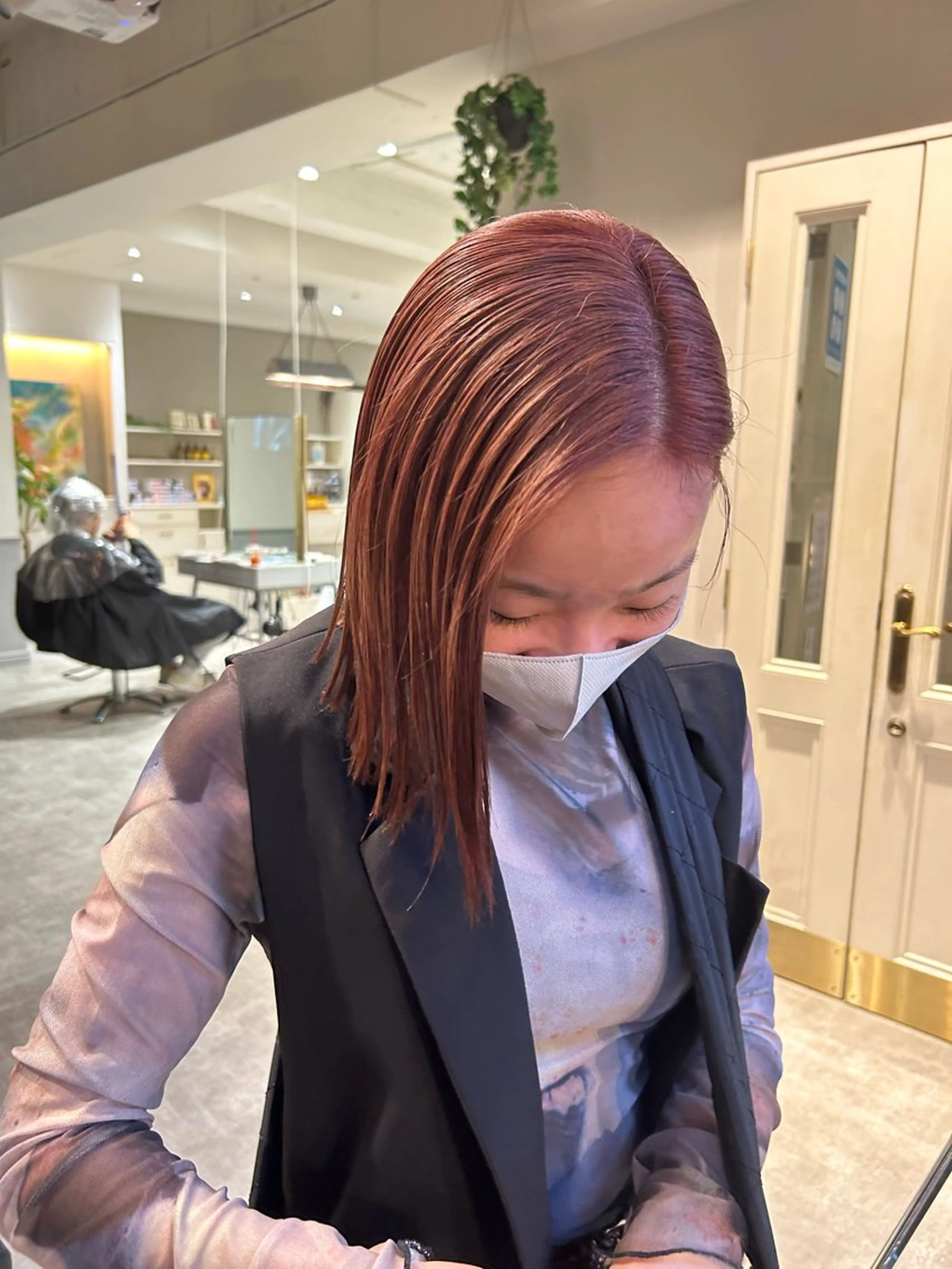 ショート カラー 薄暮 マツイ レンのヘアスタイル