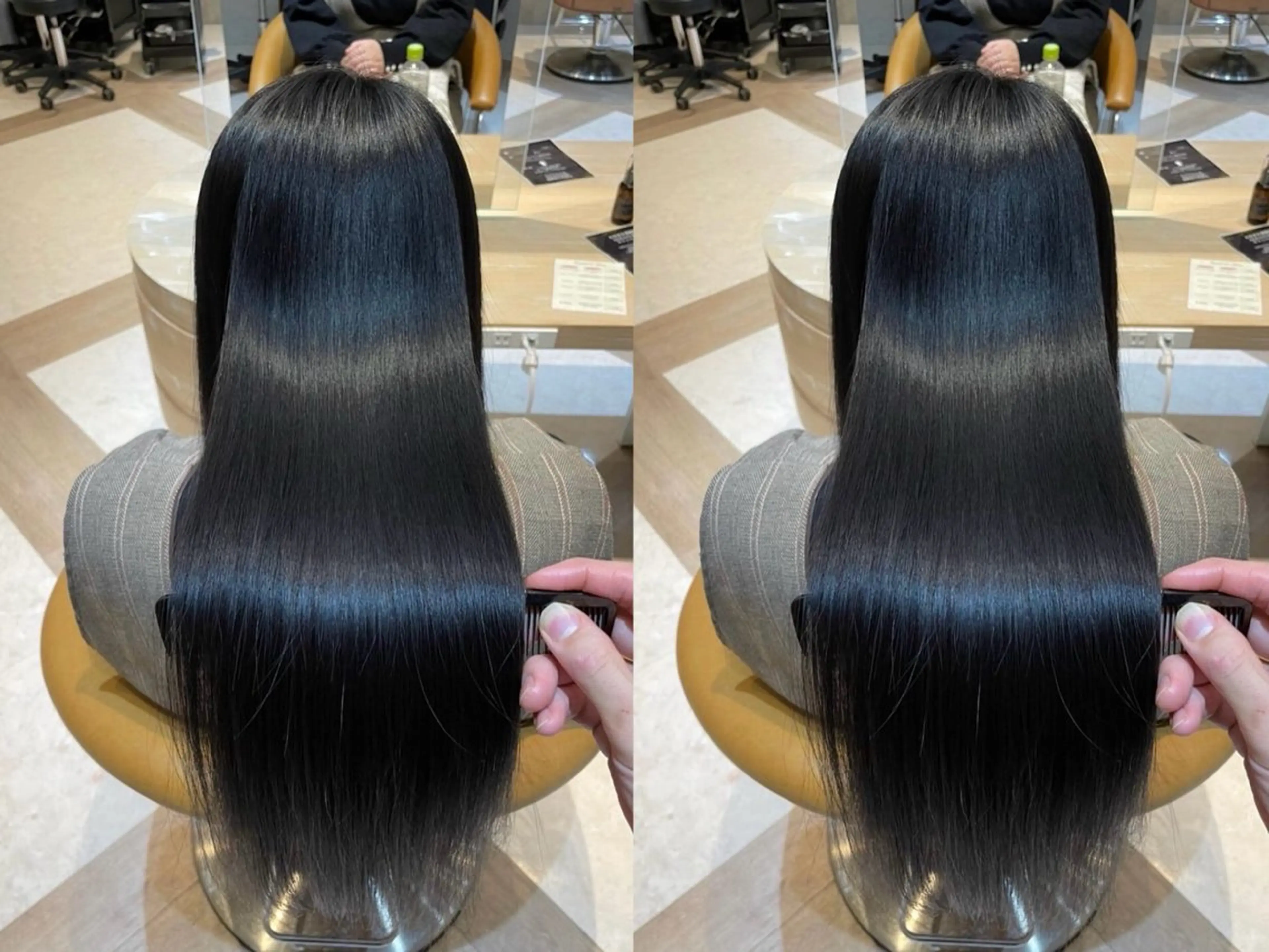 湿気対策に☔️【縮毛矯正】+TOKIOトリートメント💫の写真