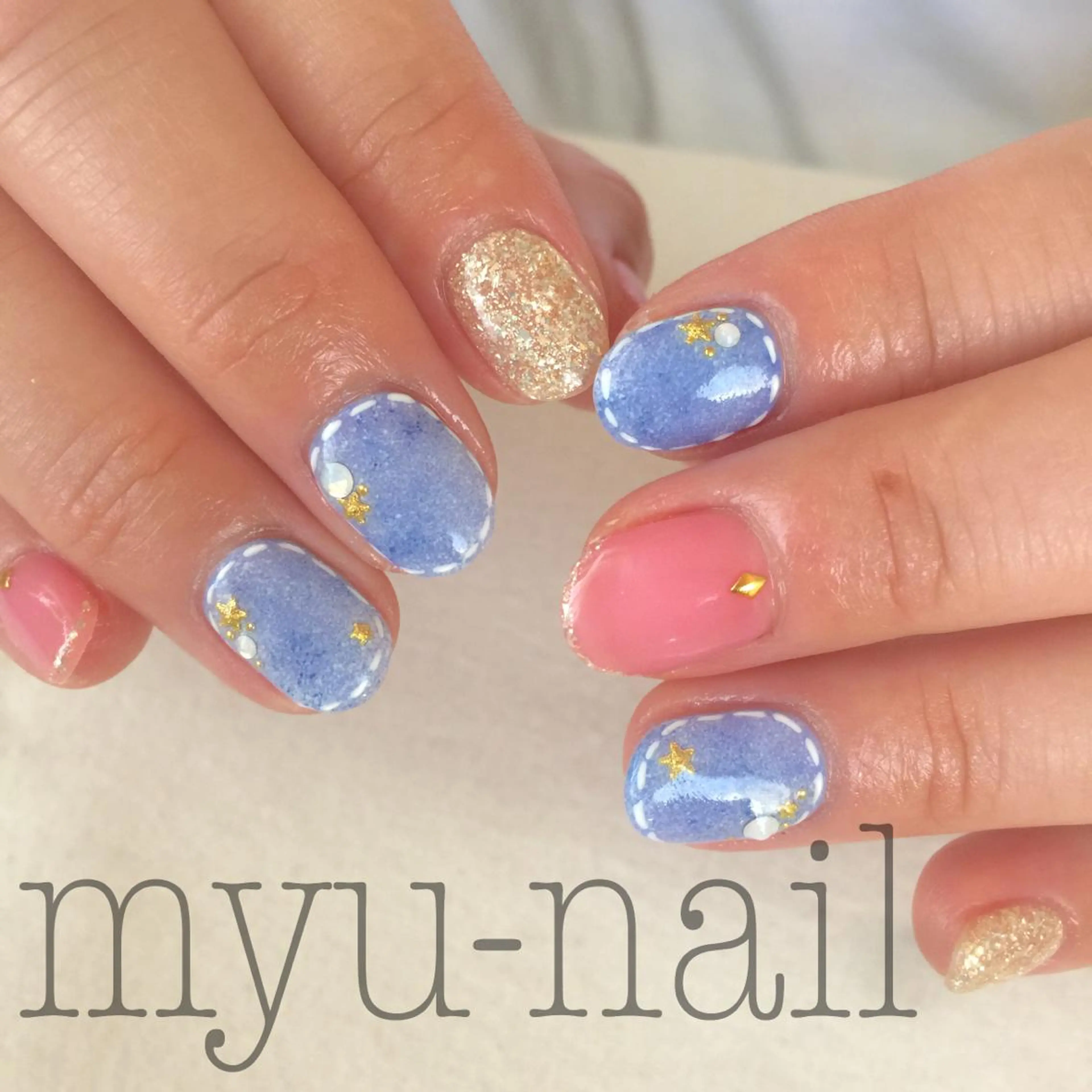 ネイル ハンドネイル ホームサロン myu-nailのネイルデザイン