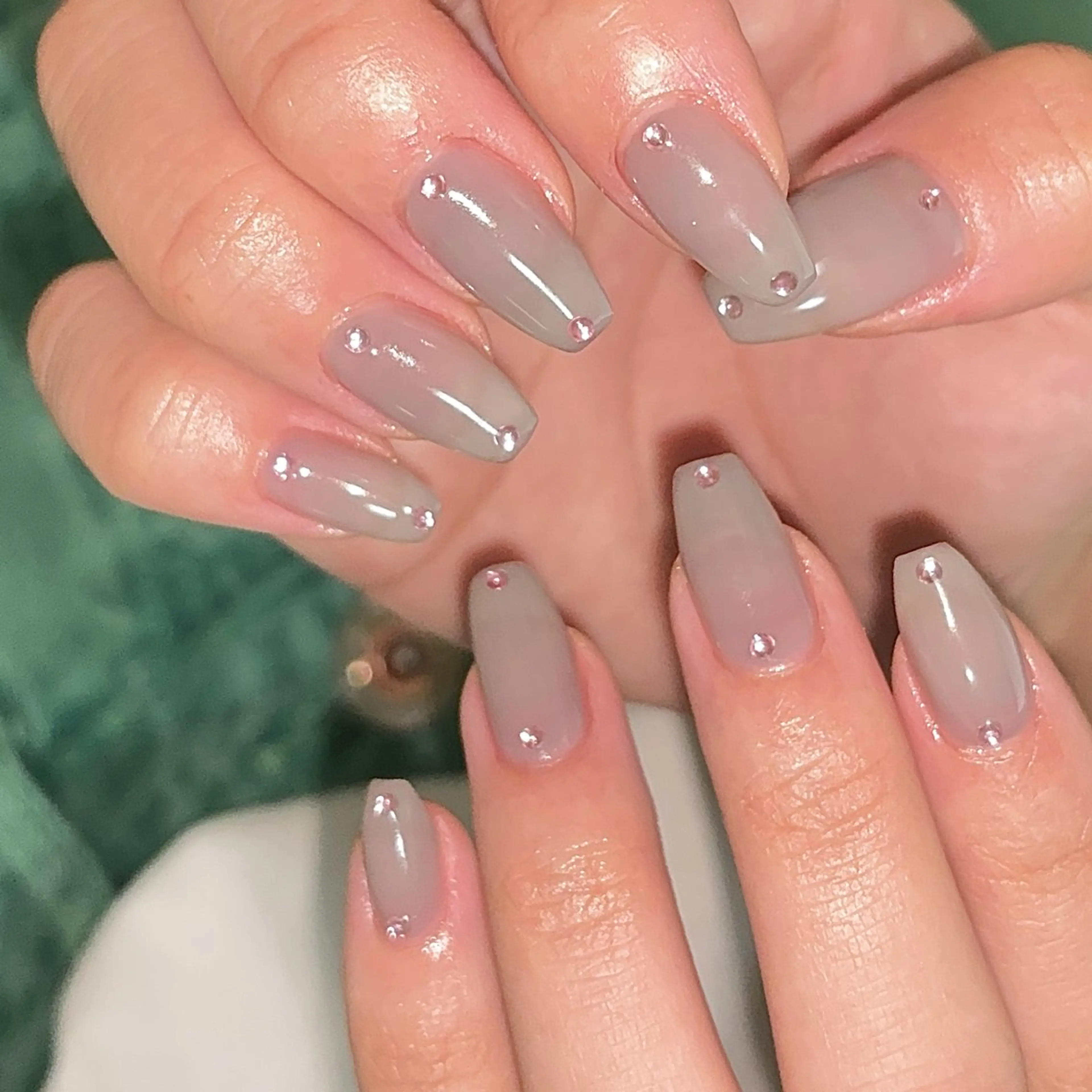 ネイル ワンカラーネイル ハンドネイル Nailsalon BLOOM🌷 山崎のネイルデザイン