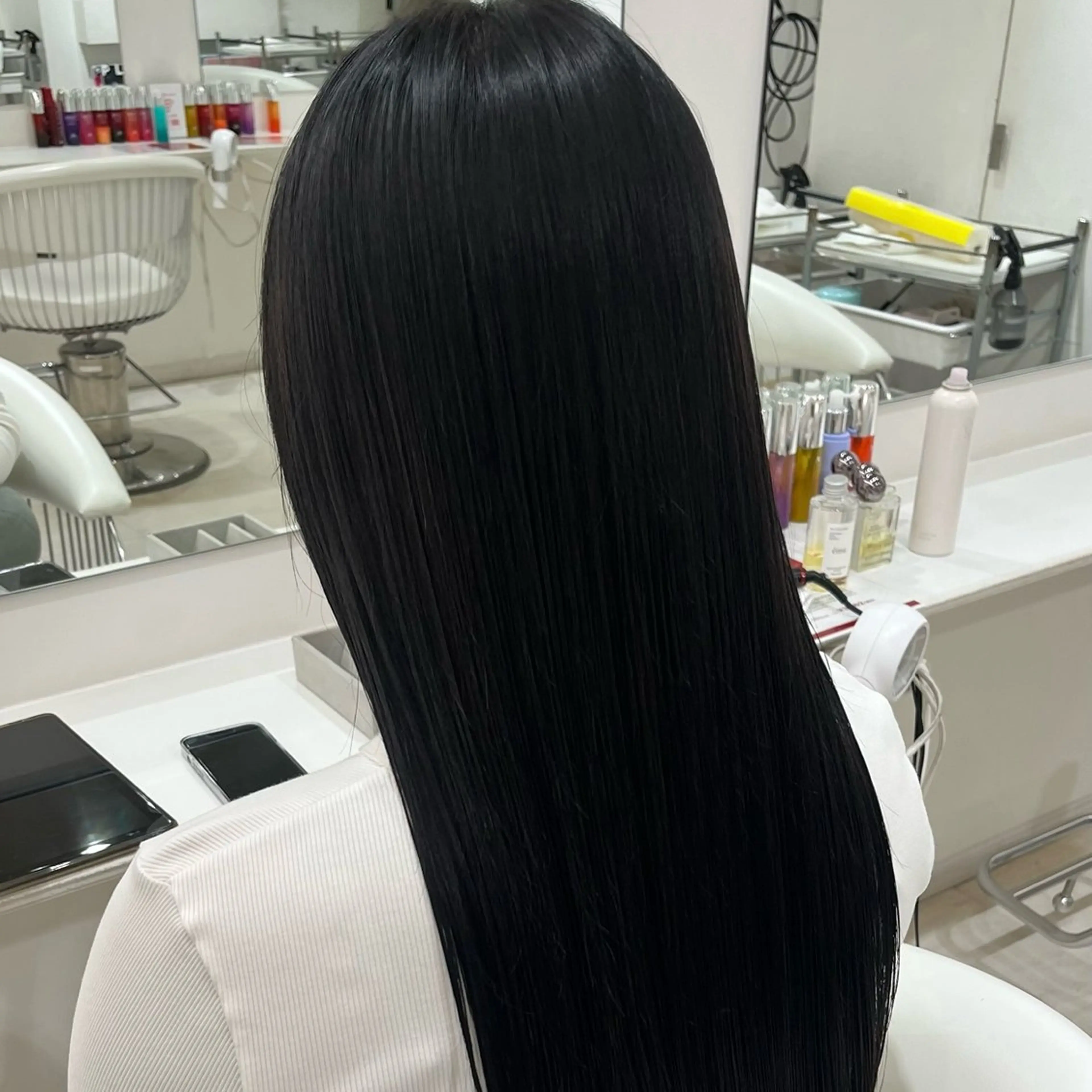 ロング カラー ヘアカラー Parve Mix 森 美遥🇰🇷🩶のヘアスタイル