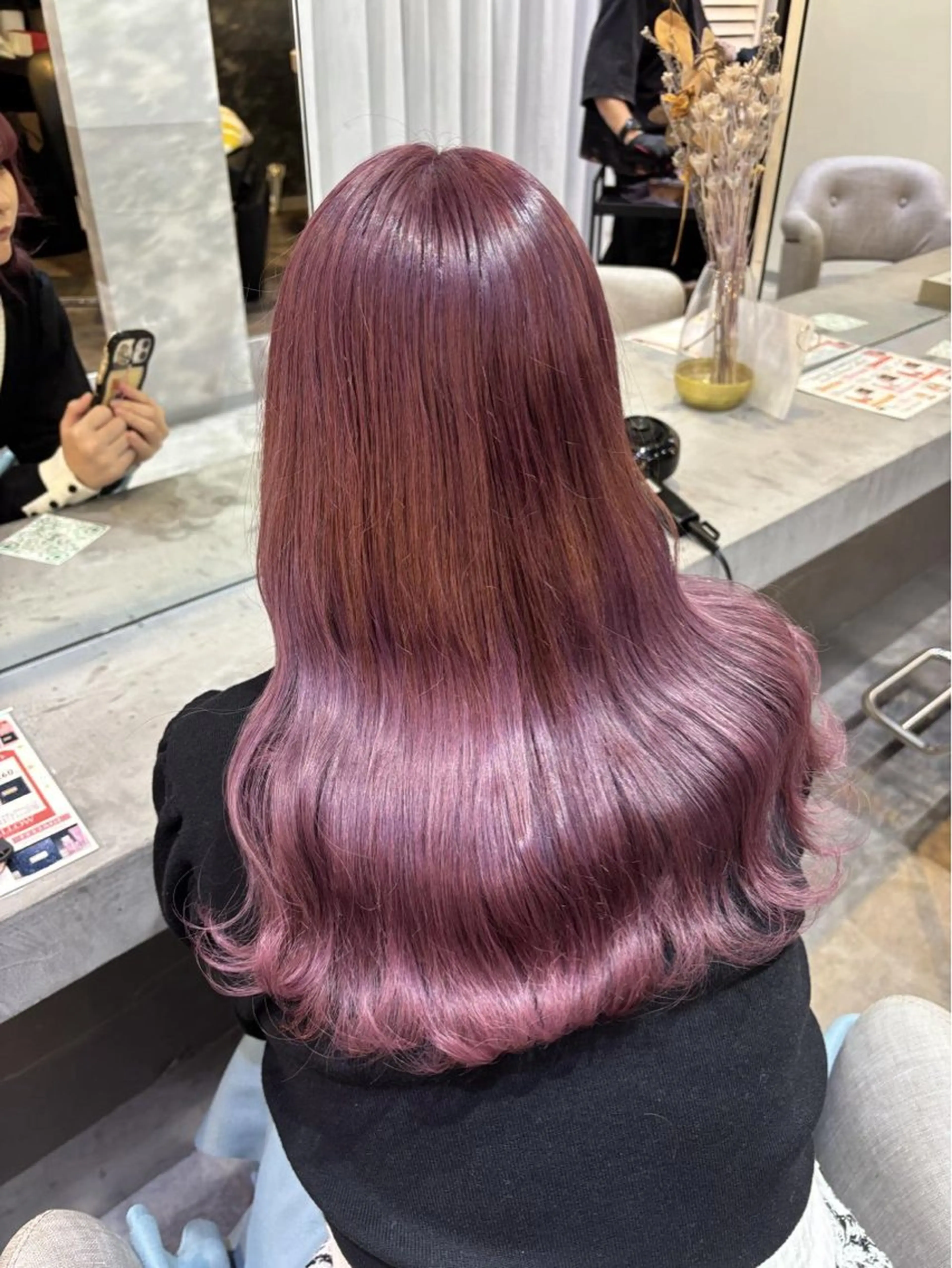 🩷【minimo限定all menu約50%off】ブリーチ＋オンカラー＋1 step treatment🩷の写真