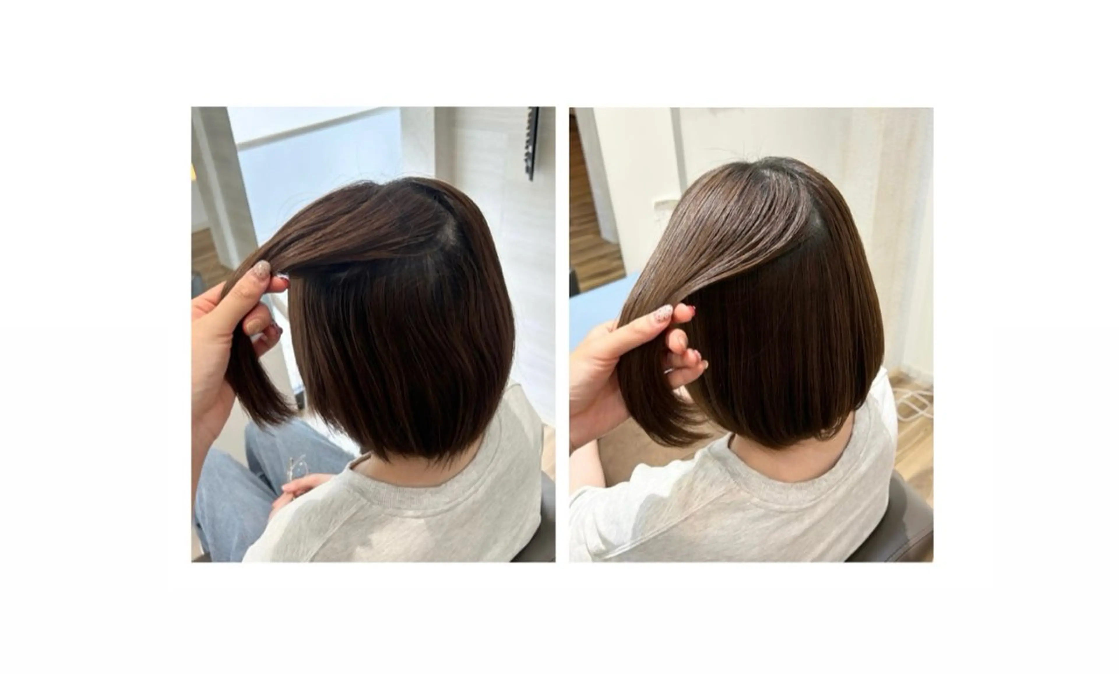 ショート 髪質改善 縮毛矯正 Hanon 美桜のヘアスタイル