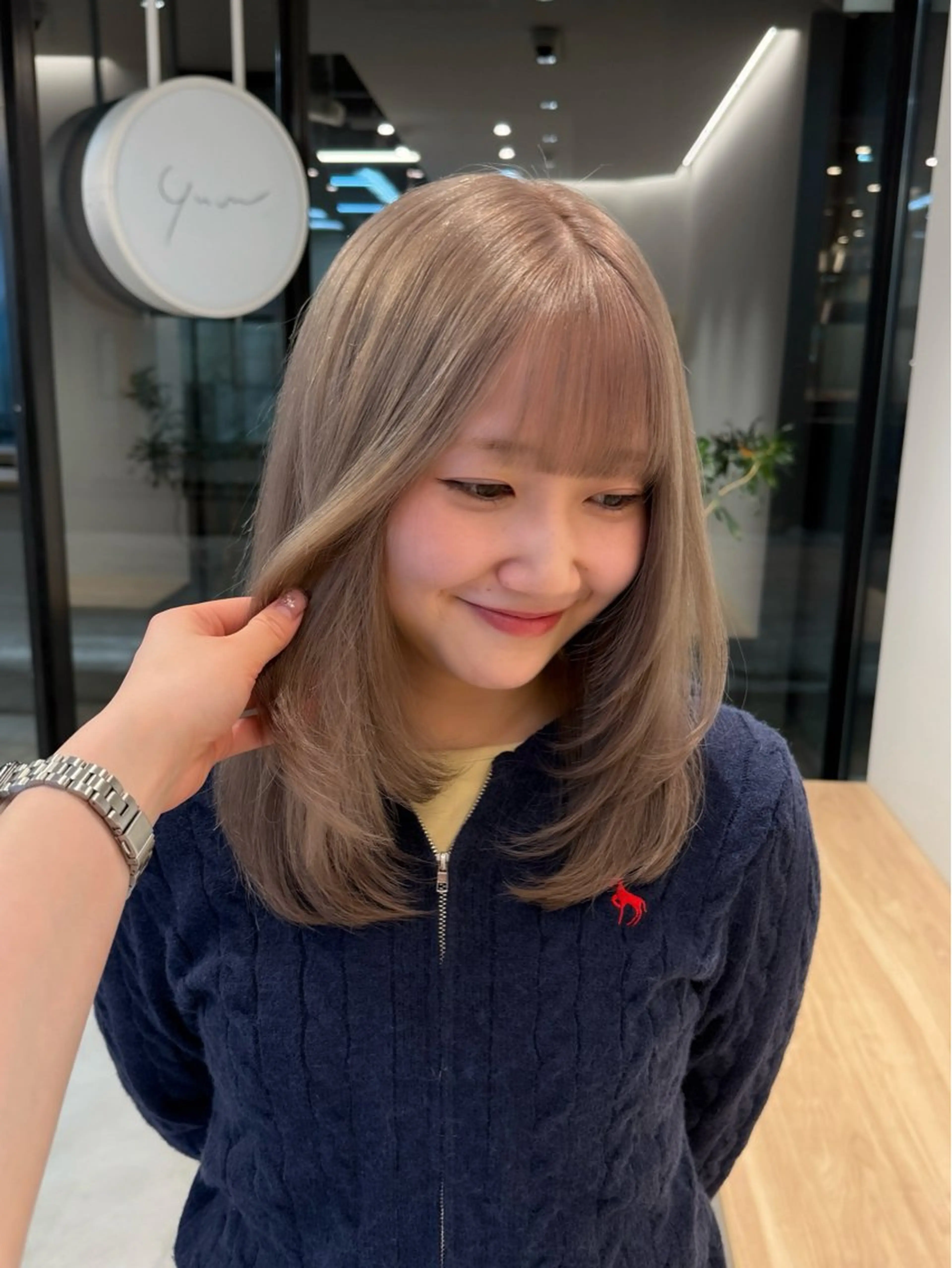 ミディアム レイヤーカット raka 🫧のヘアスタイル