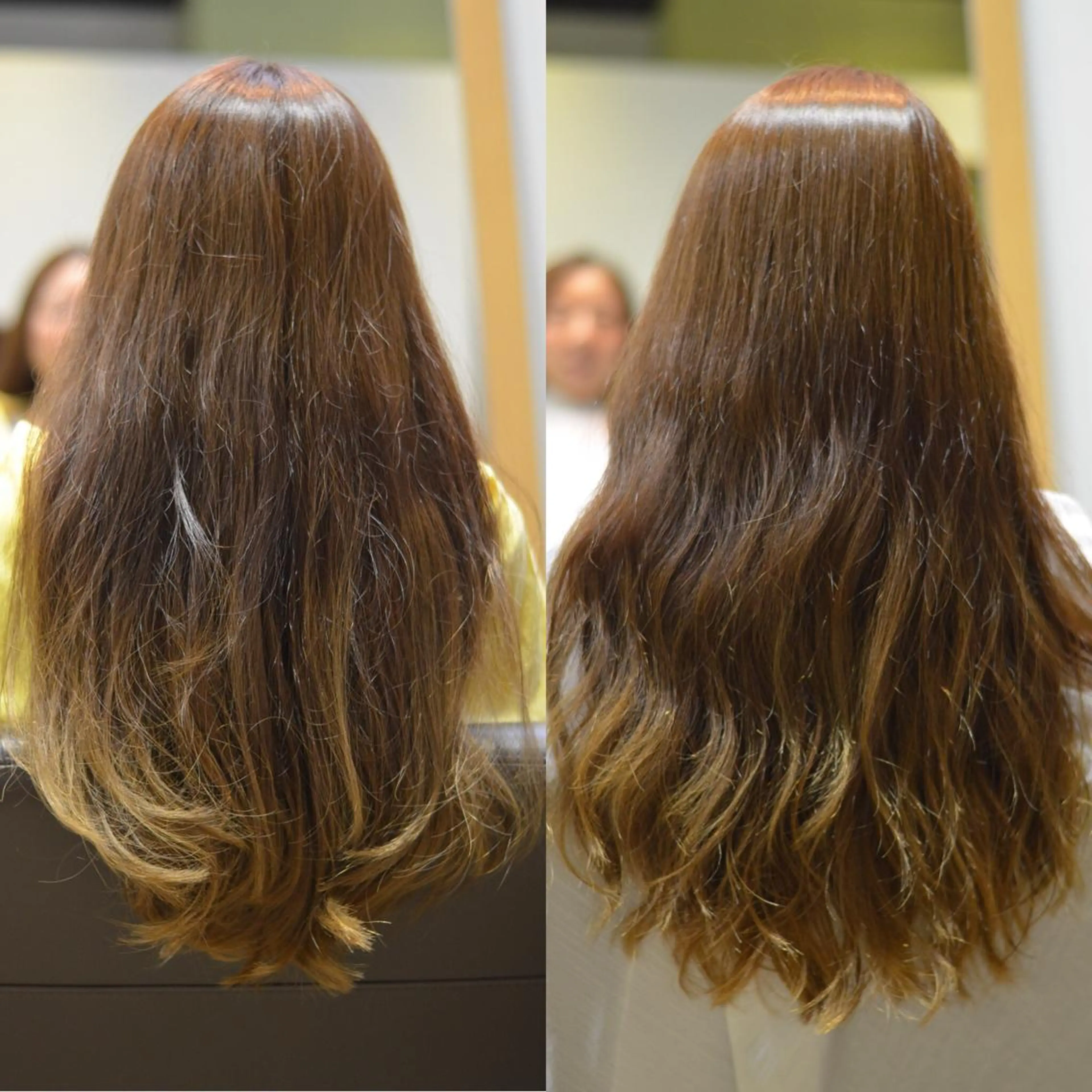 ロング カット ヘアカラー トリートメント 戸津川 隆人のヘアスタイル