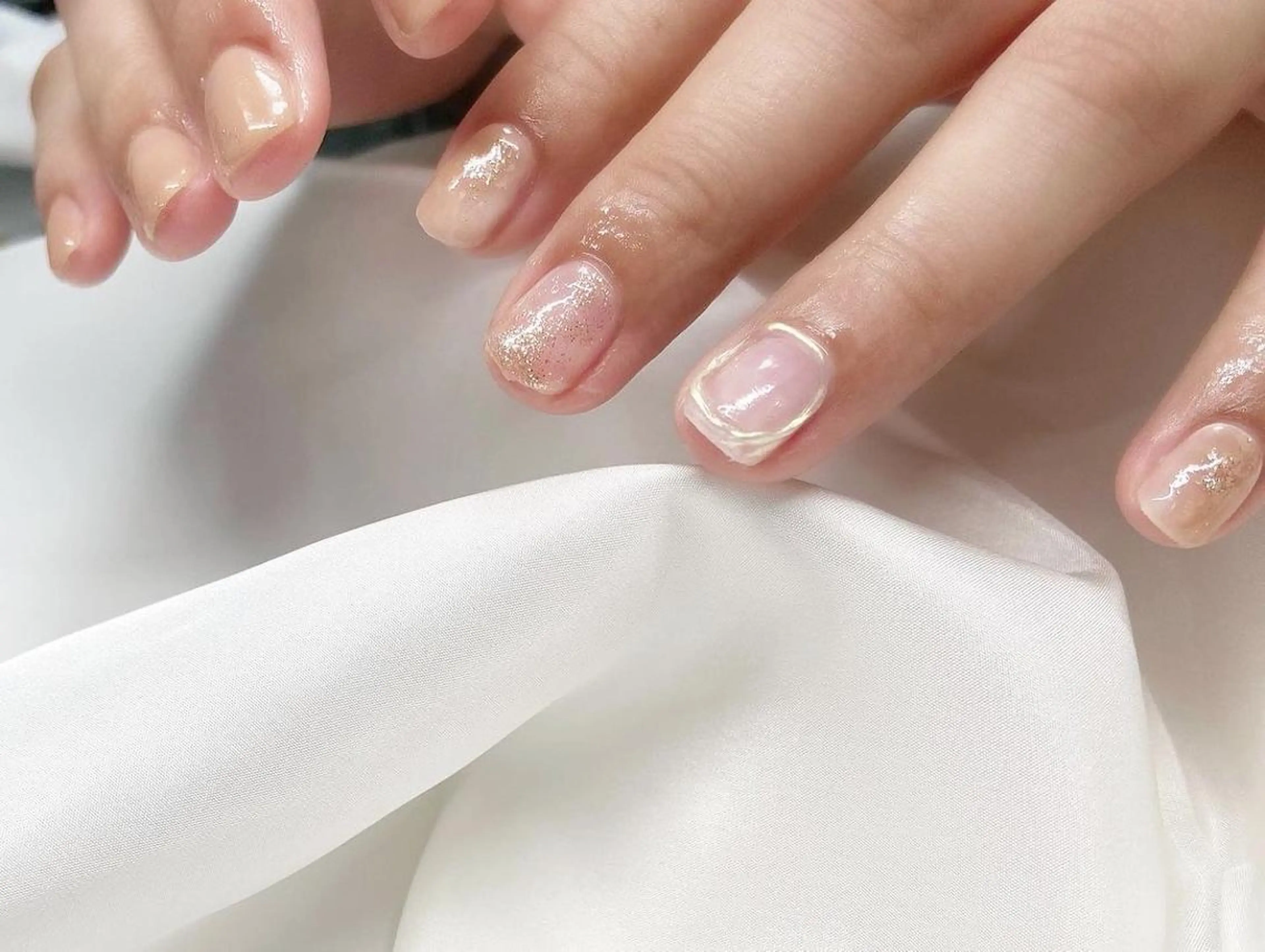 ネイル クリアネイル ニュアンスネイル Nail camo所属・🌟Nail camo🌟のネイルデザイン