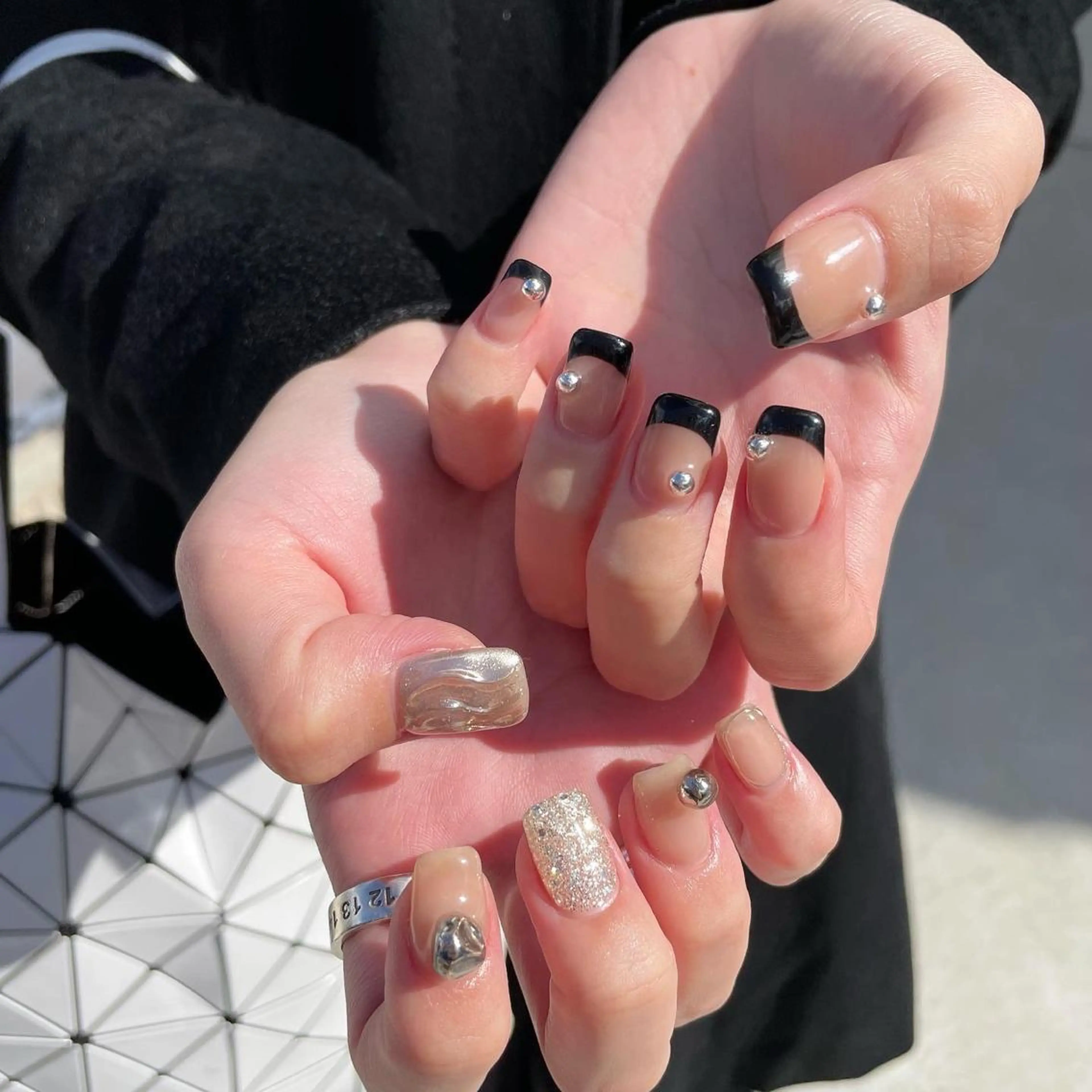 ネイル ハンドネイル Sea  nail by emaのネイルデザイン
