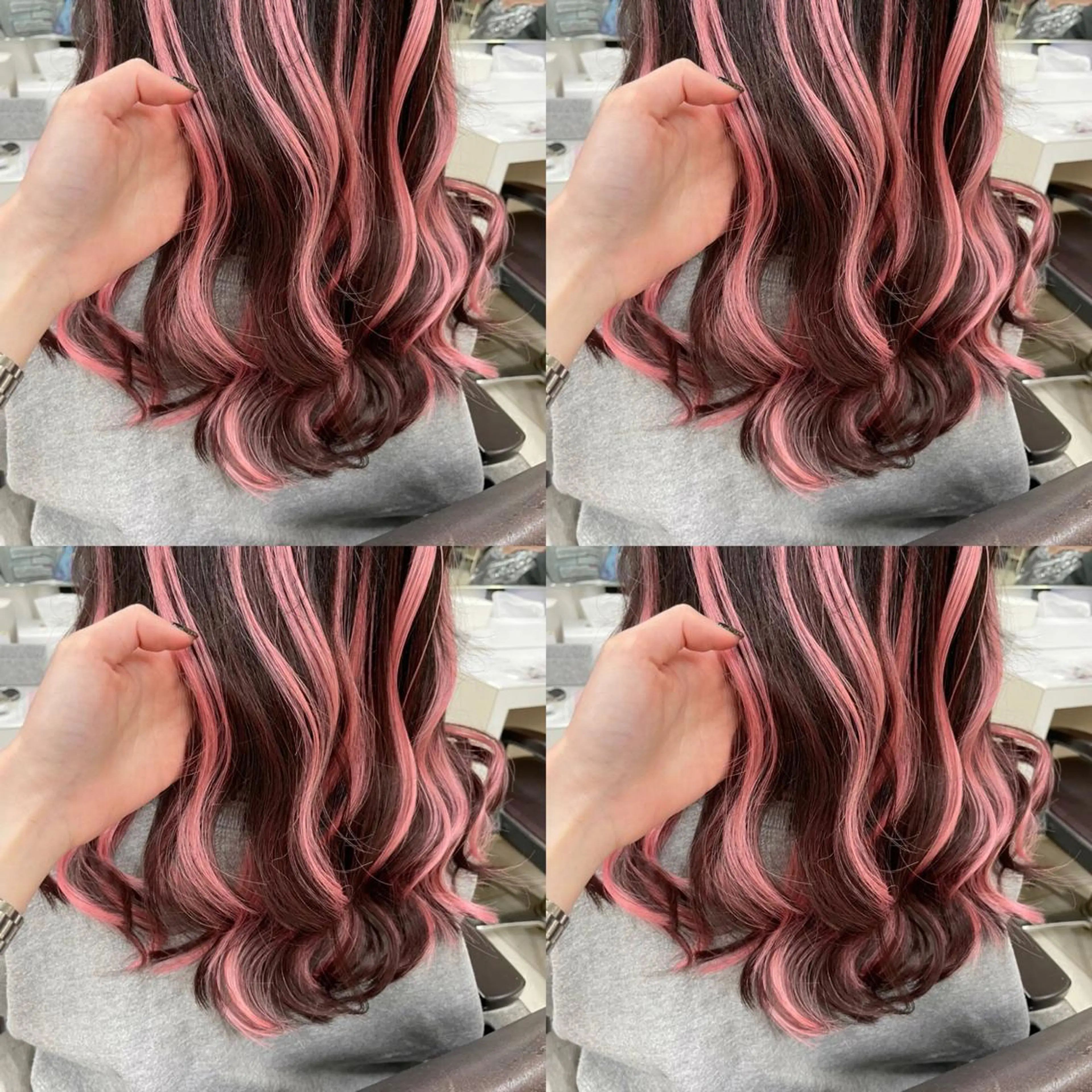 ミディアム カラー ハイライトカラー ハイライト 🌷MAYU 🌷のヘアスタイル