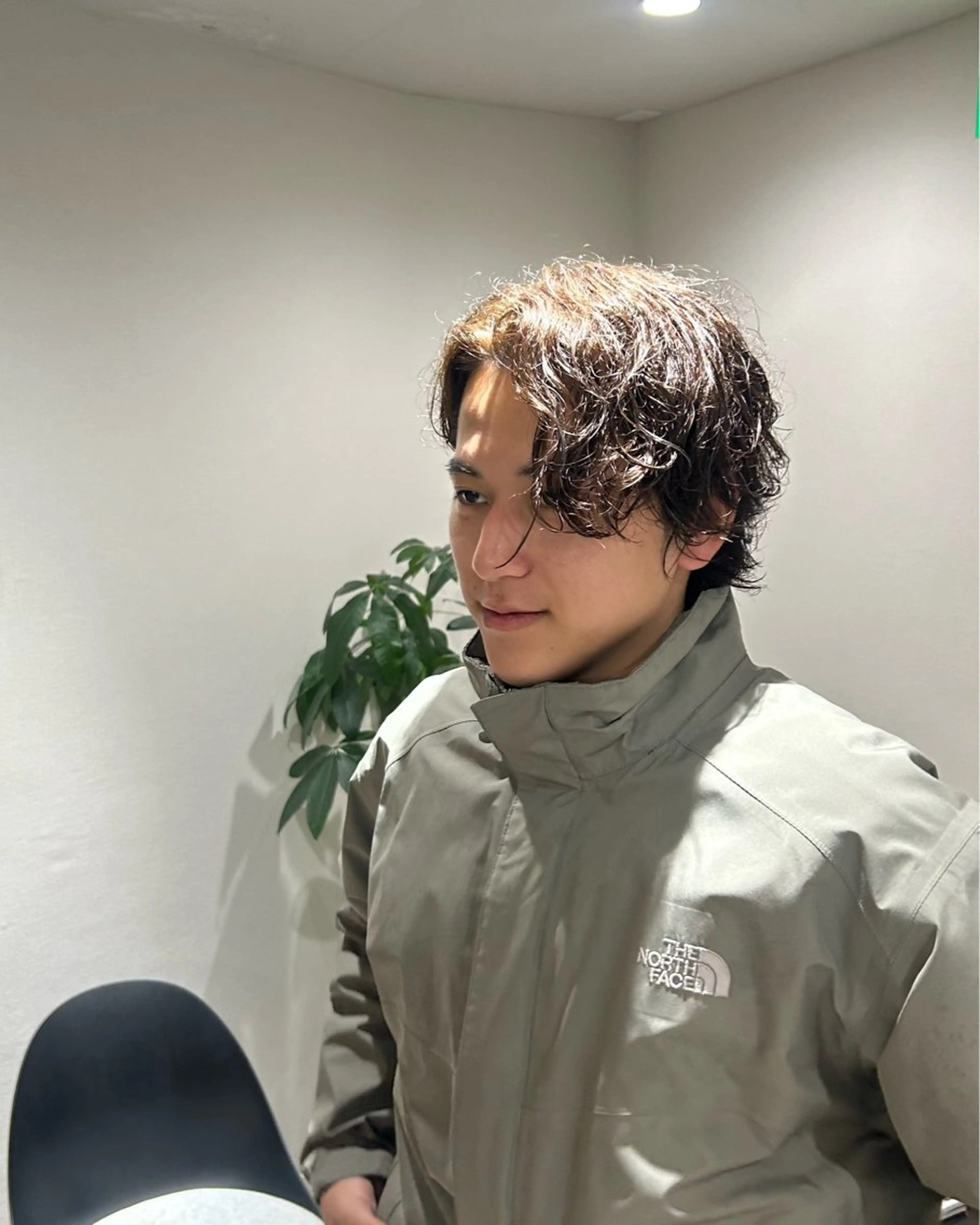 ミディアム カラー メンズカット/透明感 石山浩二のヘアスタイル