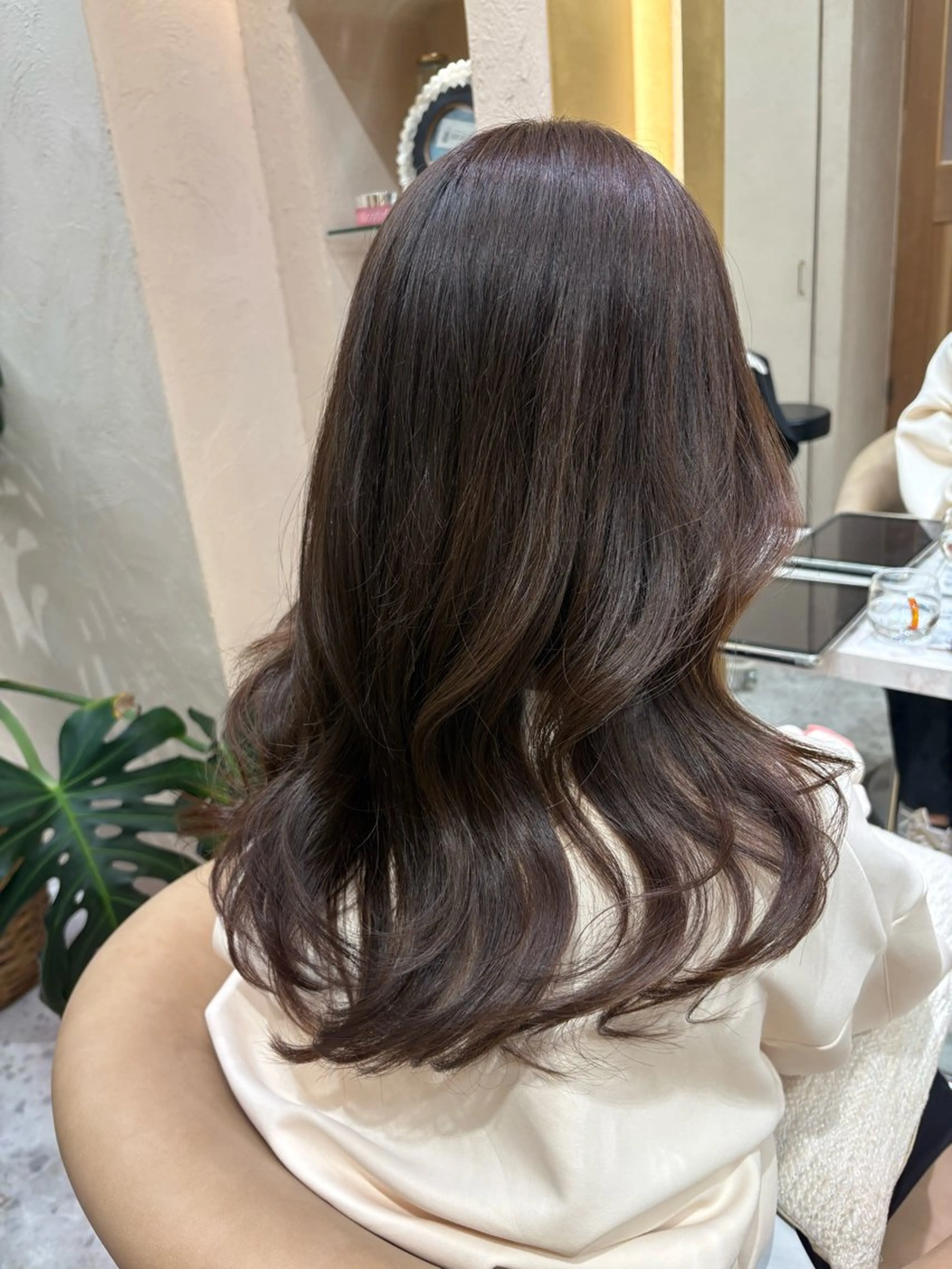 ロング カット ヘアカラー Kanami/韓国風 /艶カラーのヘアスタイル