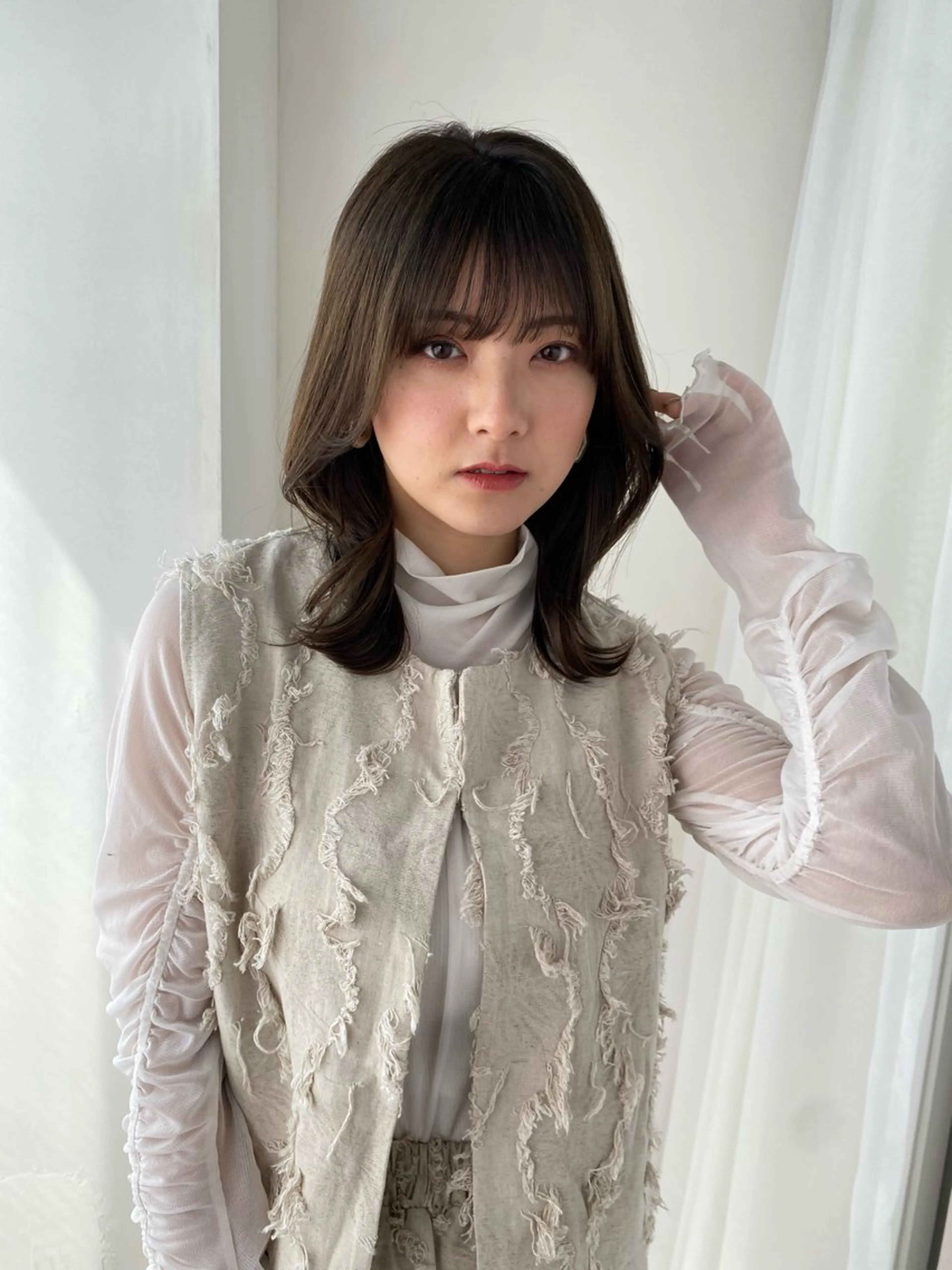 ミディアム カラー Ash中目黒店 榊間茜のヘアスタイル