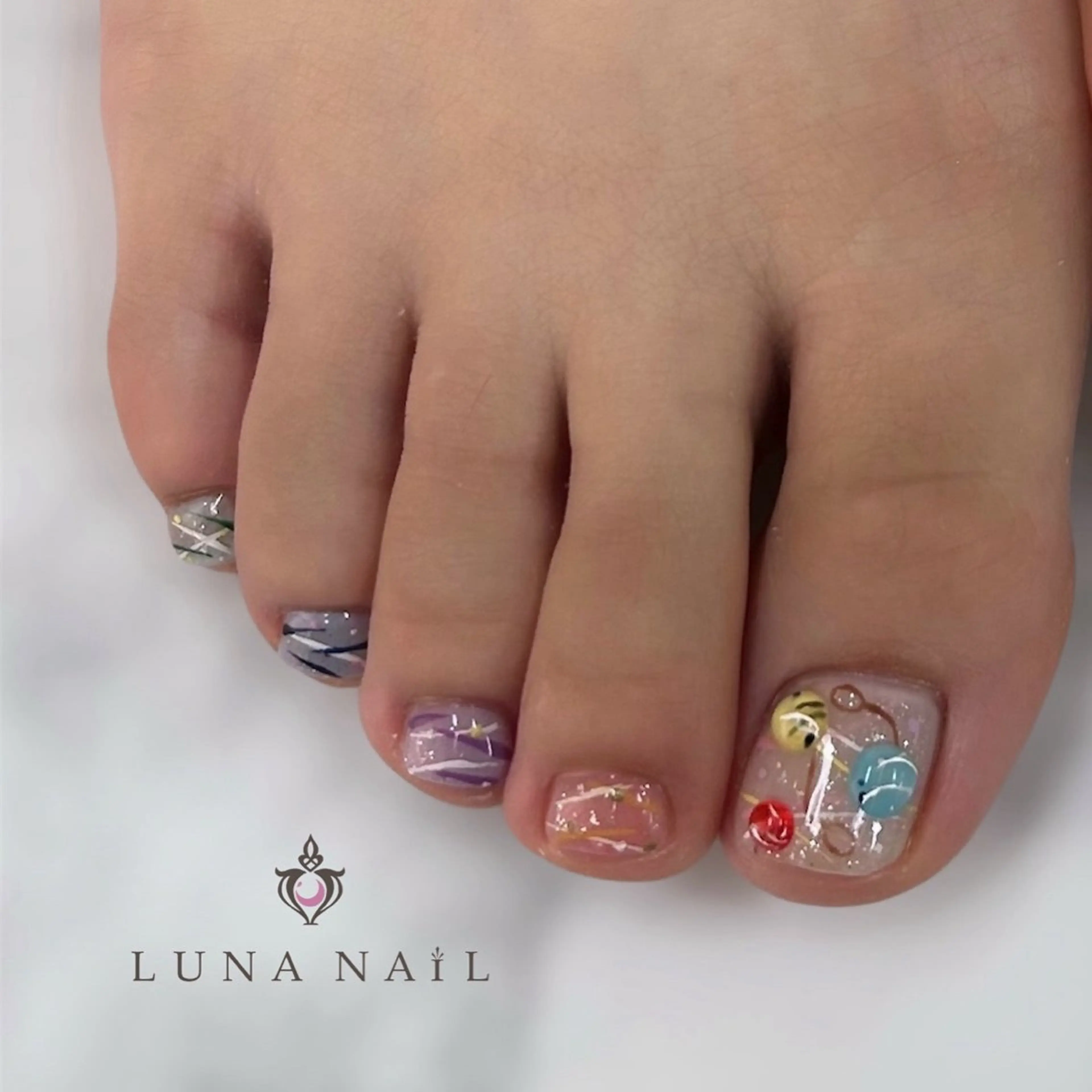 ネイル フットネイル いまむら あかりのネイルデザイン