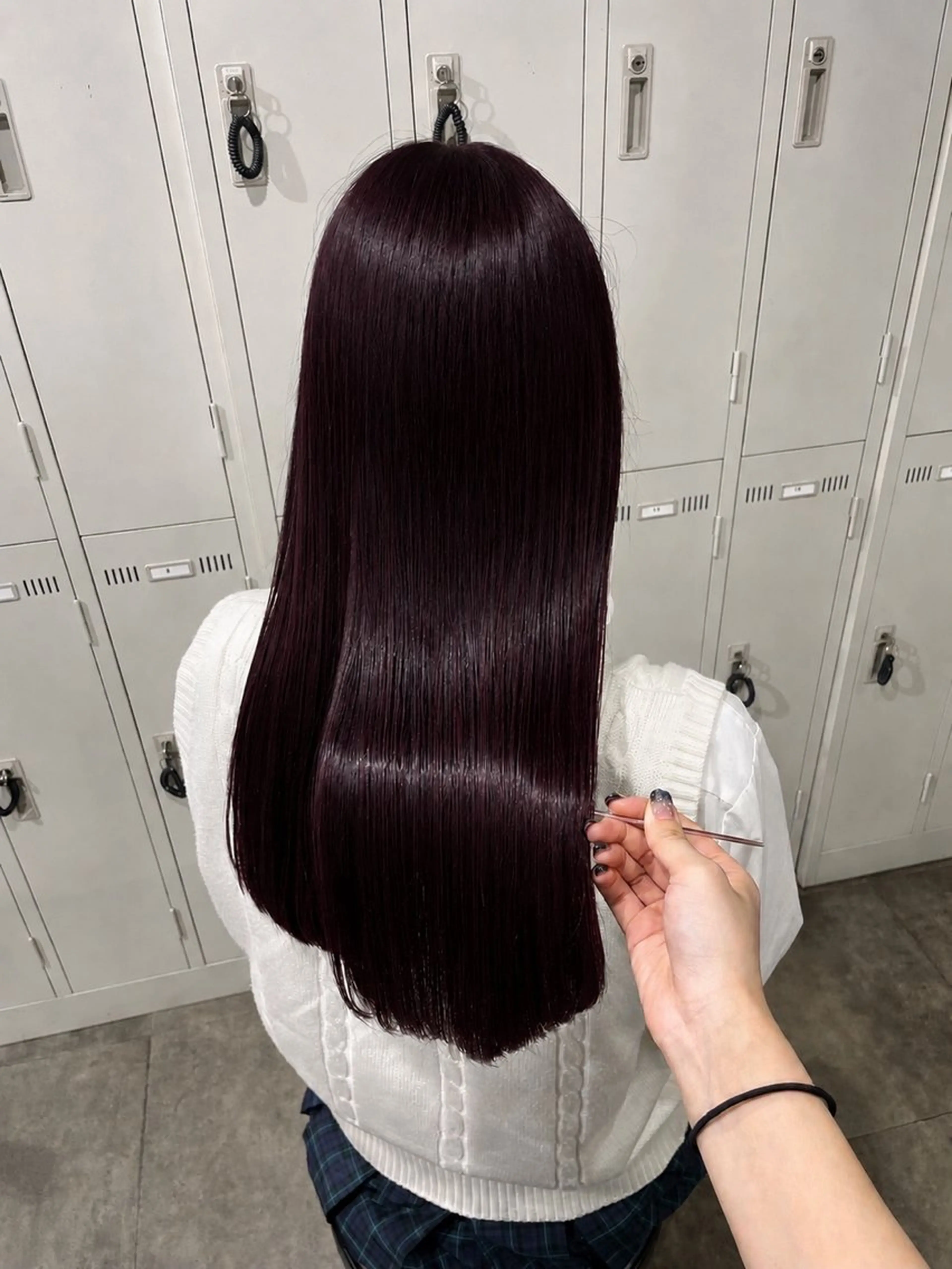 ロング カラー 髪質改善 トリートメント ヘアカラー トリートメント naami🖤透明感 ×ちゅるん艶髪🎀のヘアスタイル