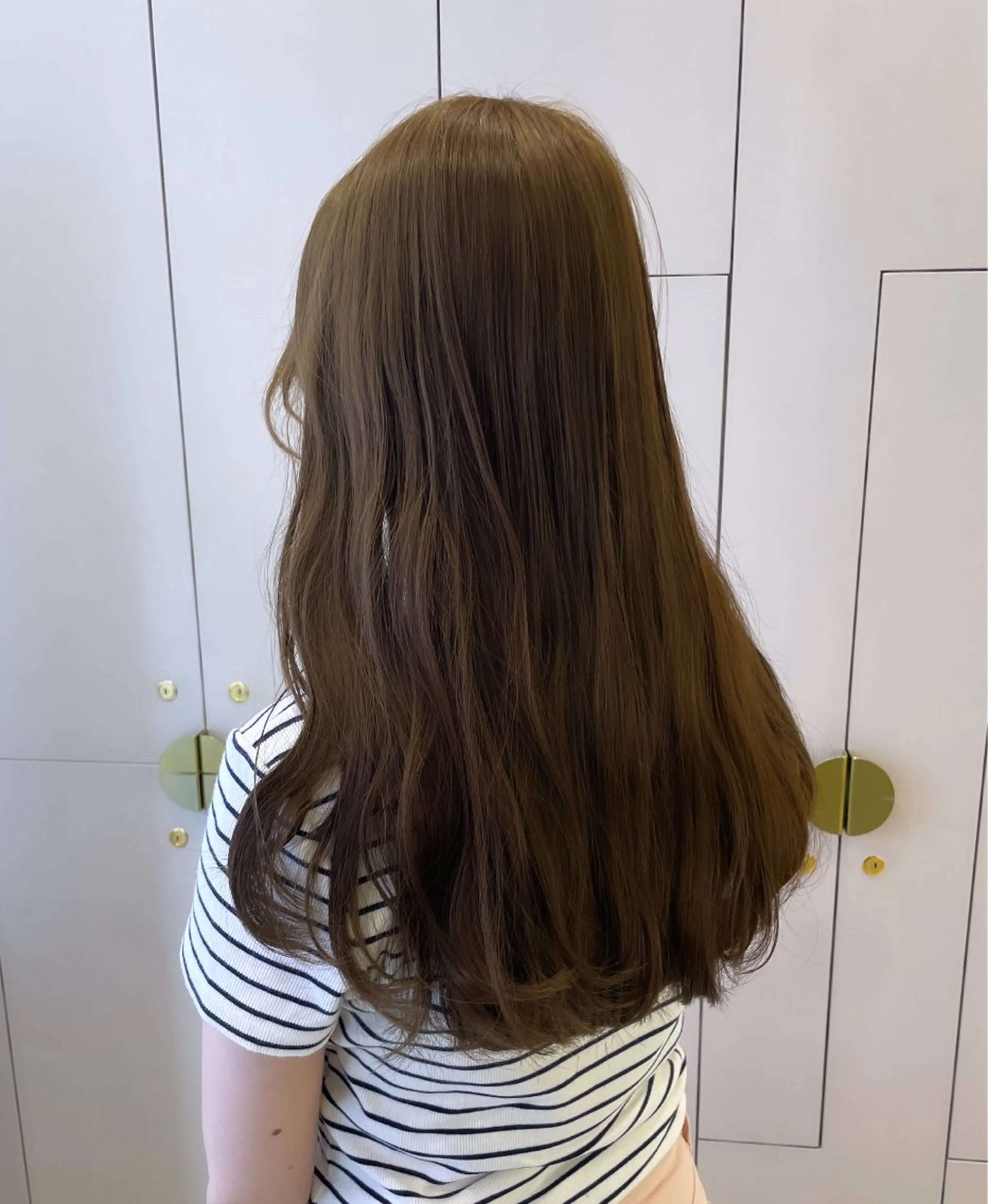ロング カラー カット ヘアカラー トリートメント 暖色/オリーブカラー /中村未来🍒🫒のヘアスタイル