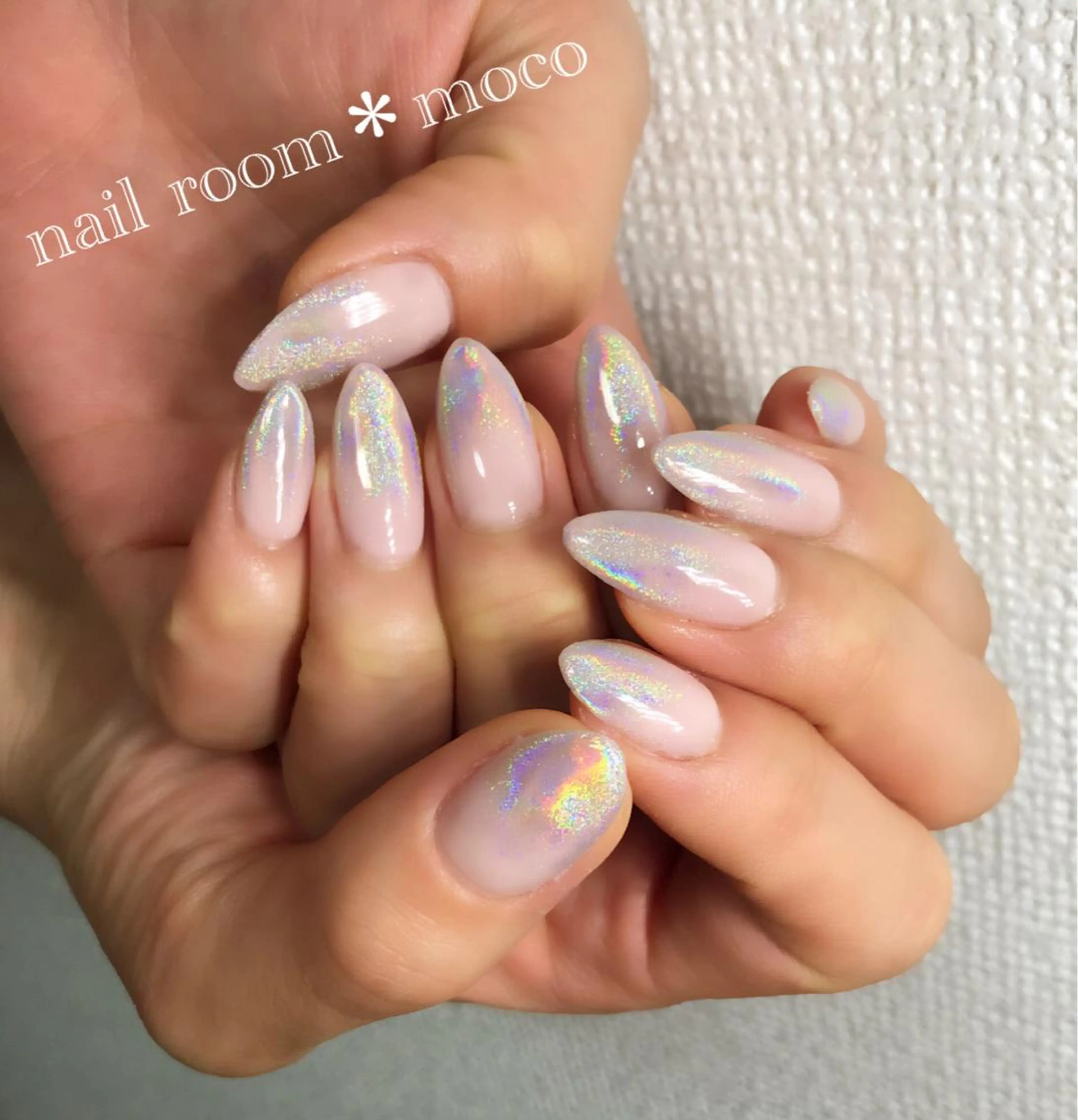 ネイル ミラーネイル ハンドネイル nailroom mocoのネイルデザイン