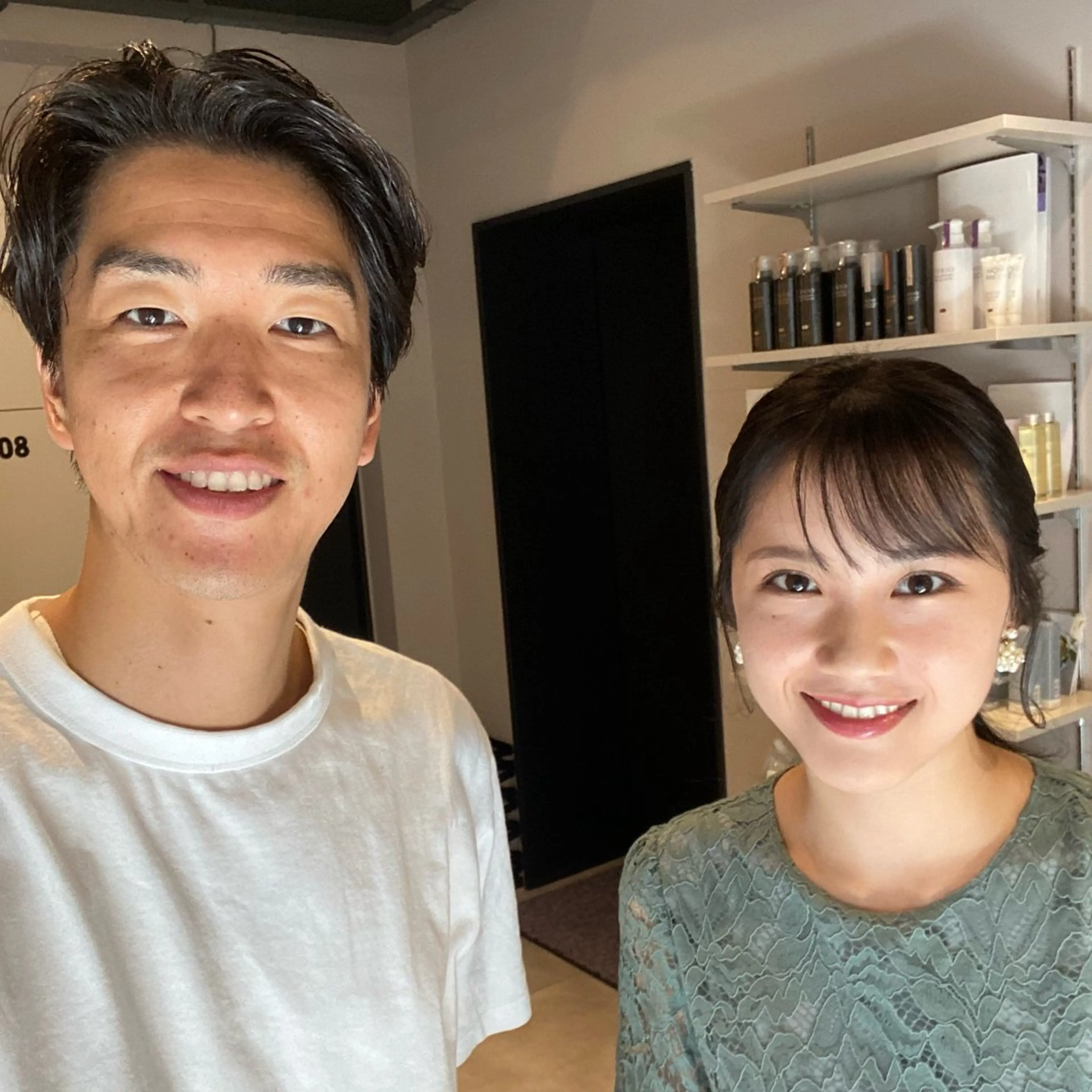 セミロング セミロングパーマ ハイライト 髪質改善 レイヤーカット ショート職人 美容師【KENTA】のヘアスタイル