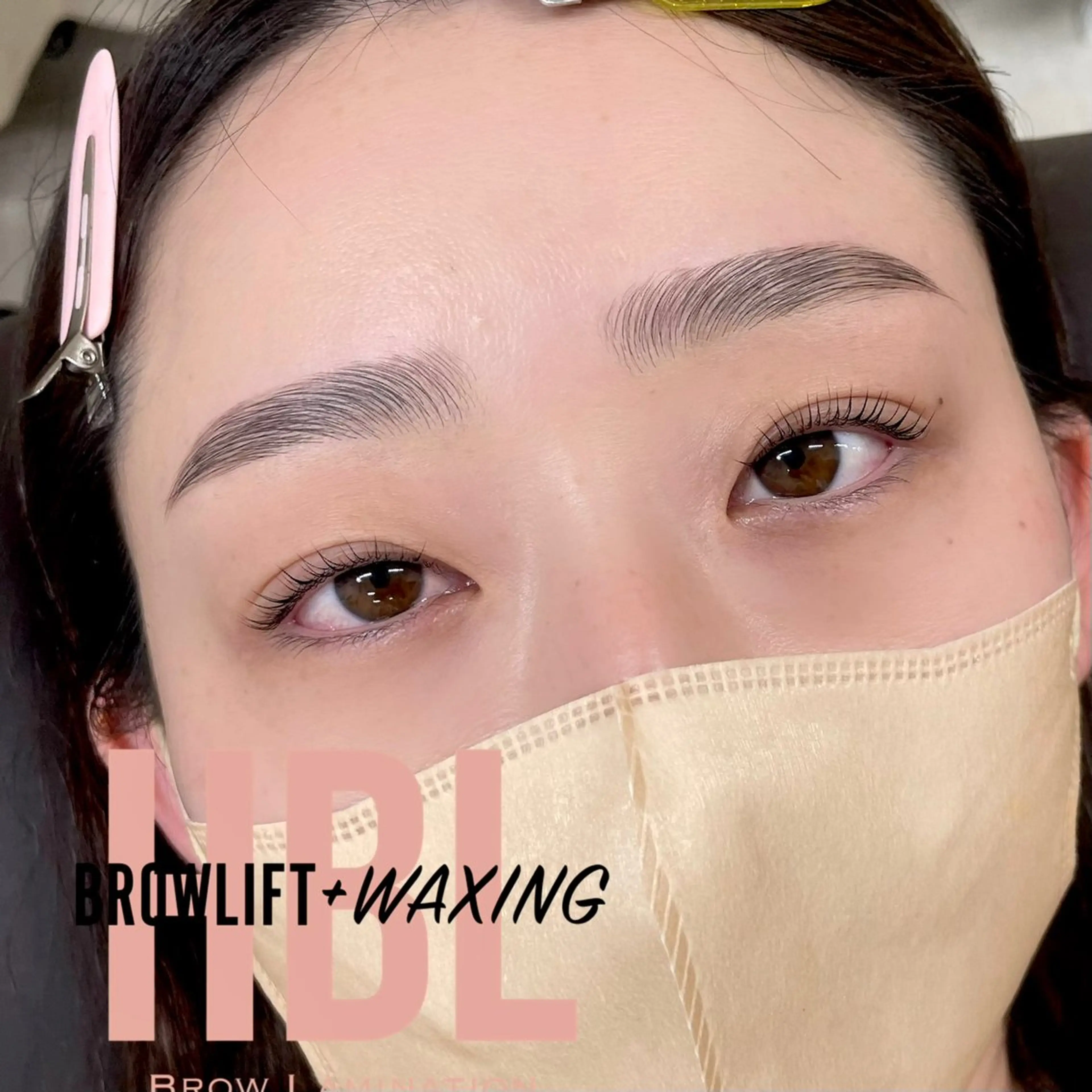 アイブロウ ハリウッドブロウリフト 山田 れいこのマツエク・マツパデザイン