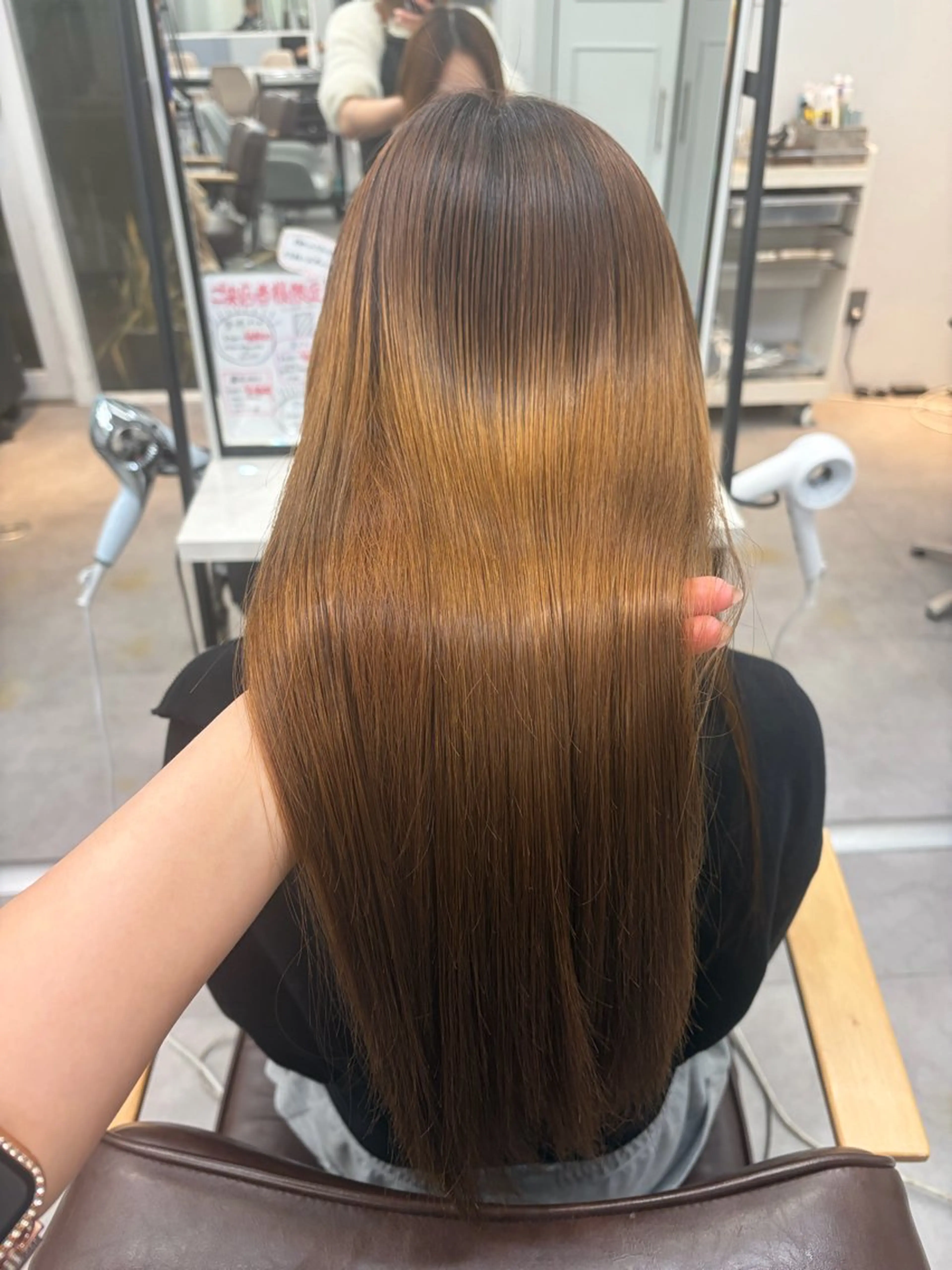 ロング 縮毛矯正 🎀miyu🎀 カラー/縮毛矯正のヘアスタイル