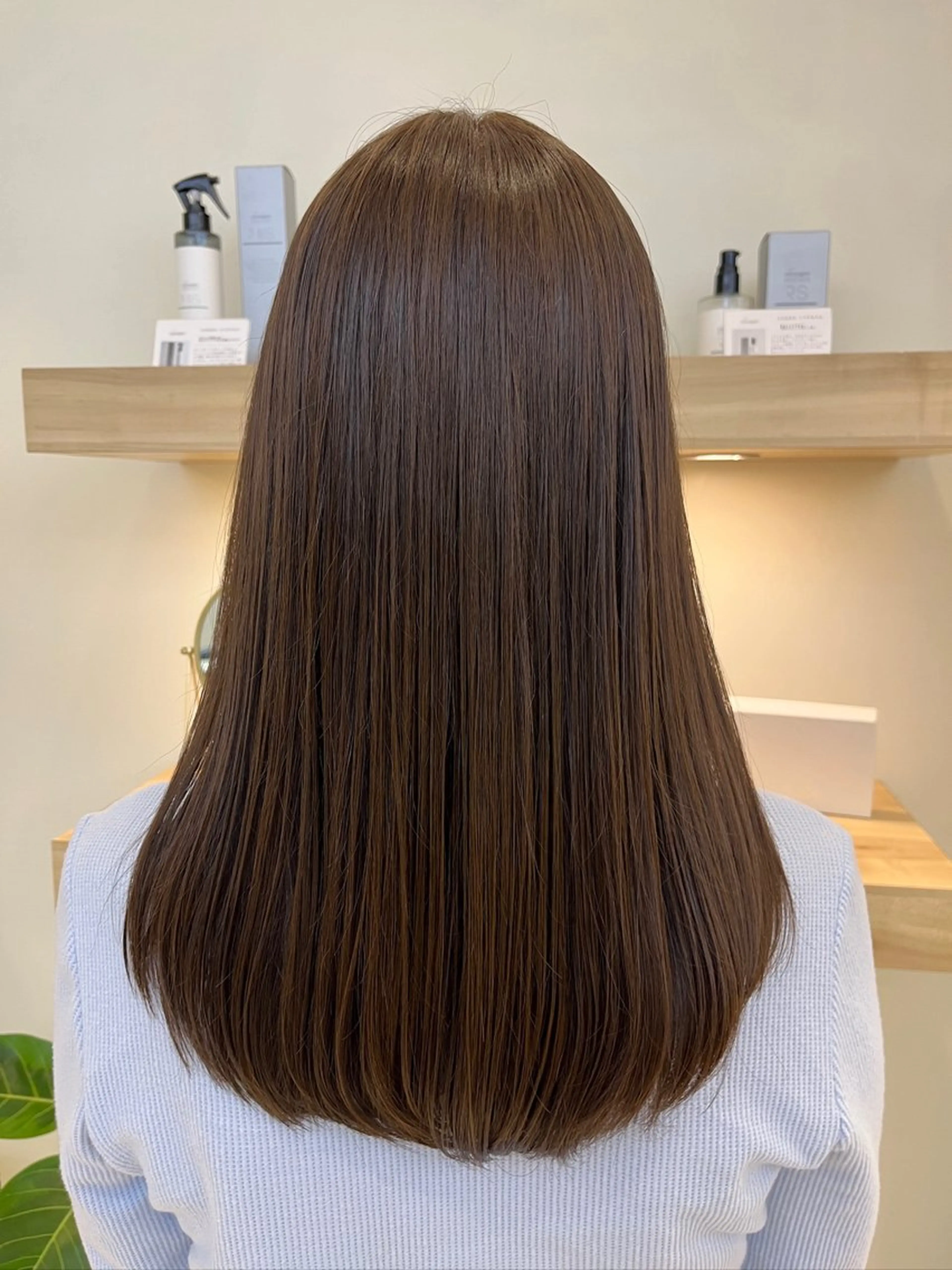 ロング カラー ヘアカラー 暖色カラー🍒スパ/ canna‎🤎のヘアスタイル