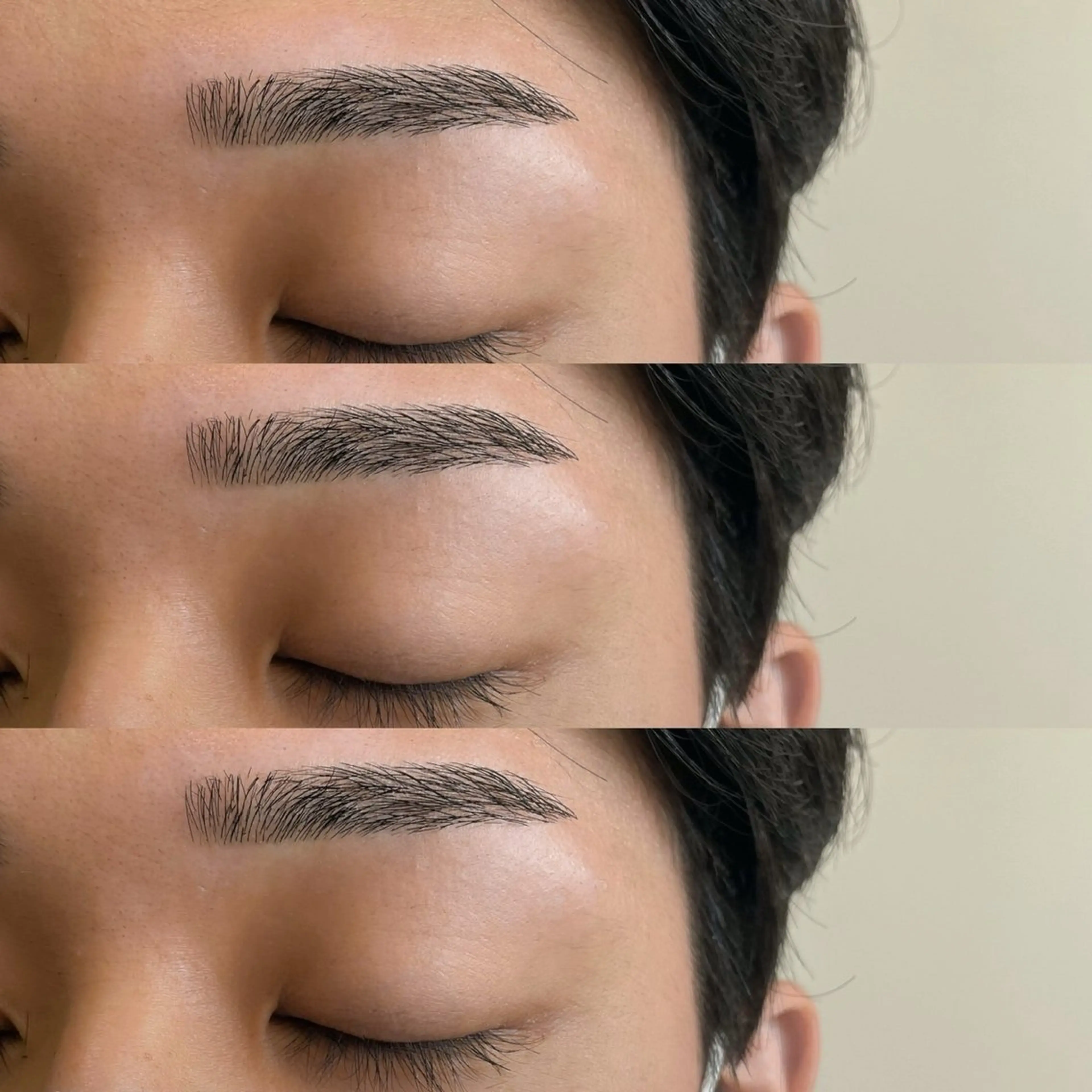 𓇼【練習モデル】メンズアイブロウwax&ナチュラルブロウリフト(毛流れ矯正) 𓇼の写真