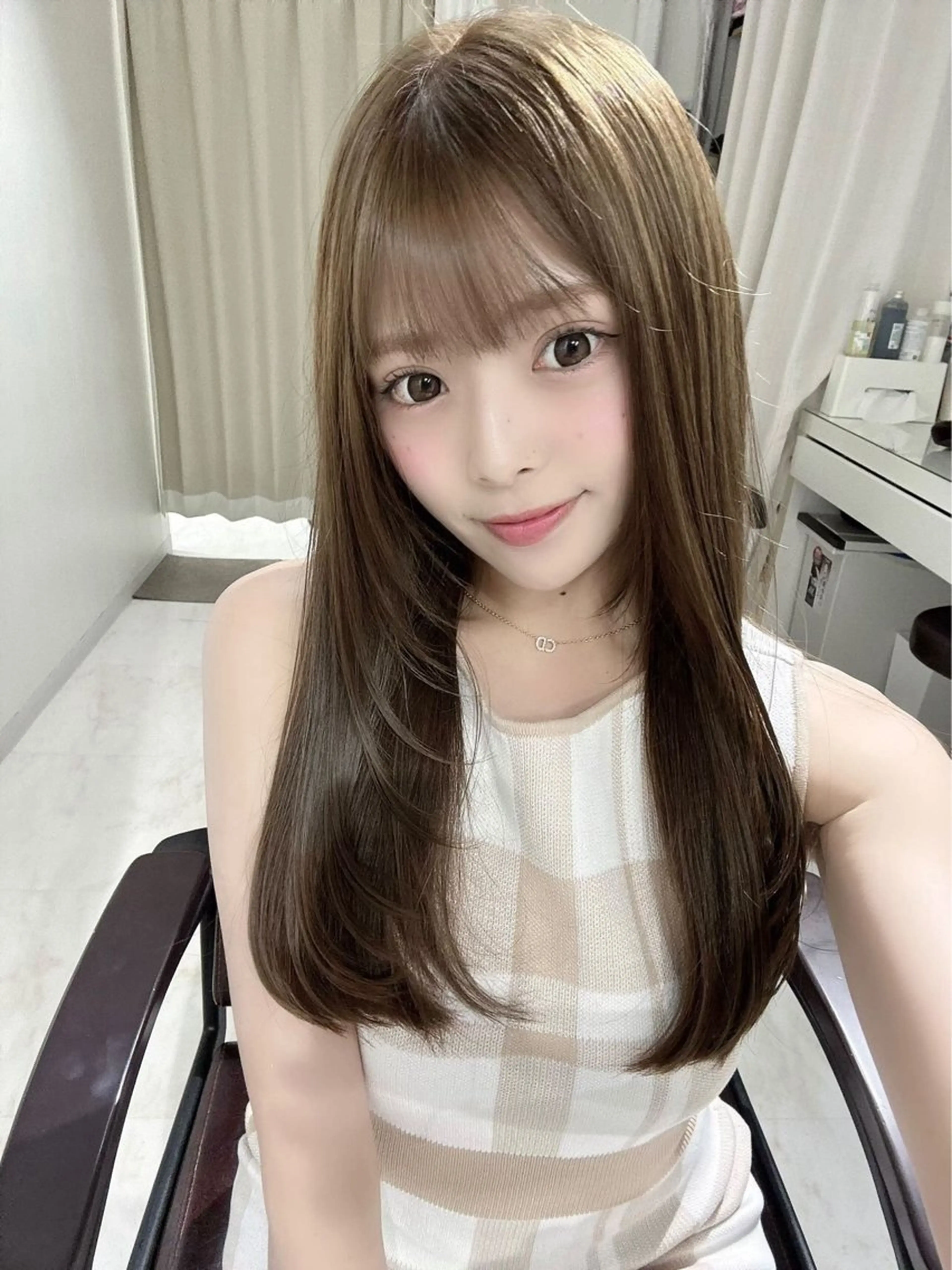 ロング カラー ヘアカラー 【Diar】オーナー アキヨシケンタのヘアスタイル