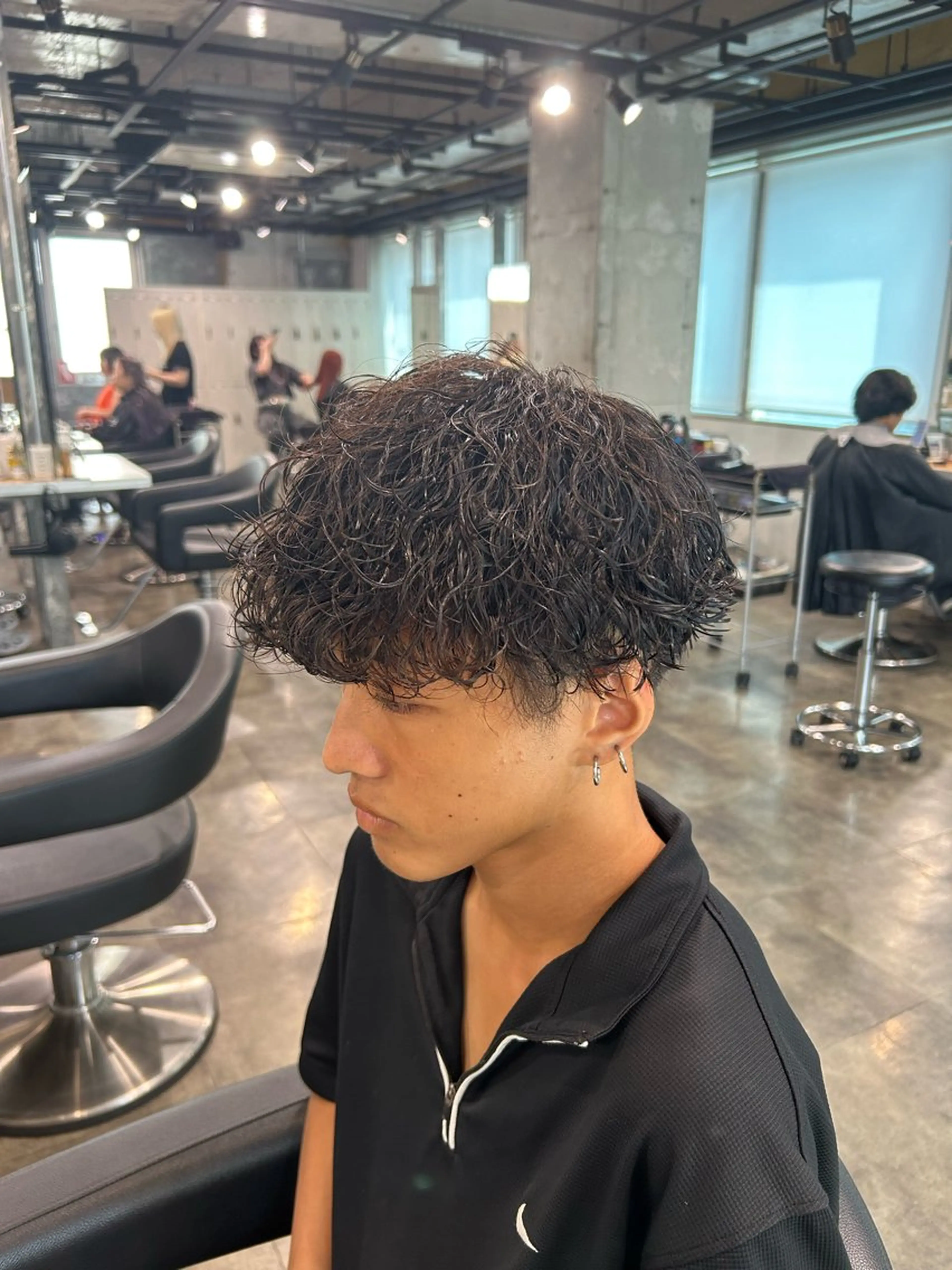 メンズ メンズパーマ 波巻きパーマ メンズ特化美容師 💠チナツのヘアスタイル