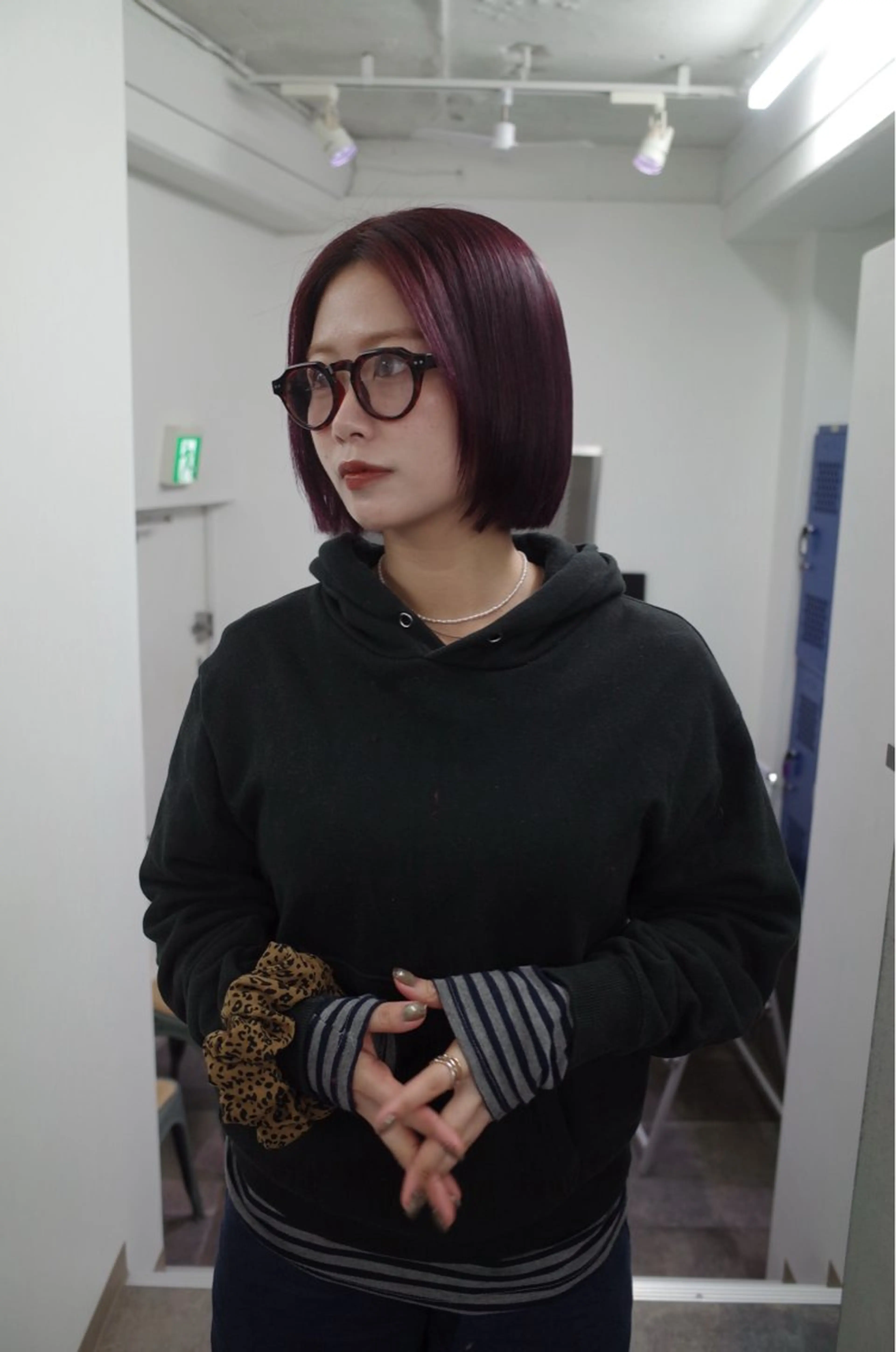 ショート カラー ボブ ヘアカラー トリートメント Momoka🪷 /ハイトーンのヘアスタイル