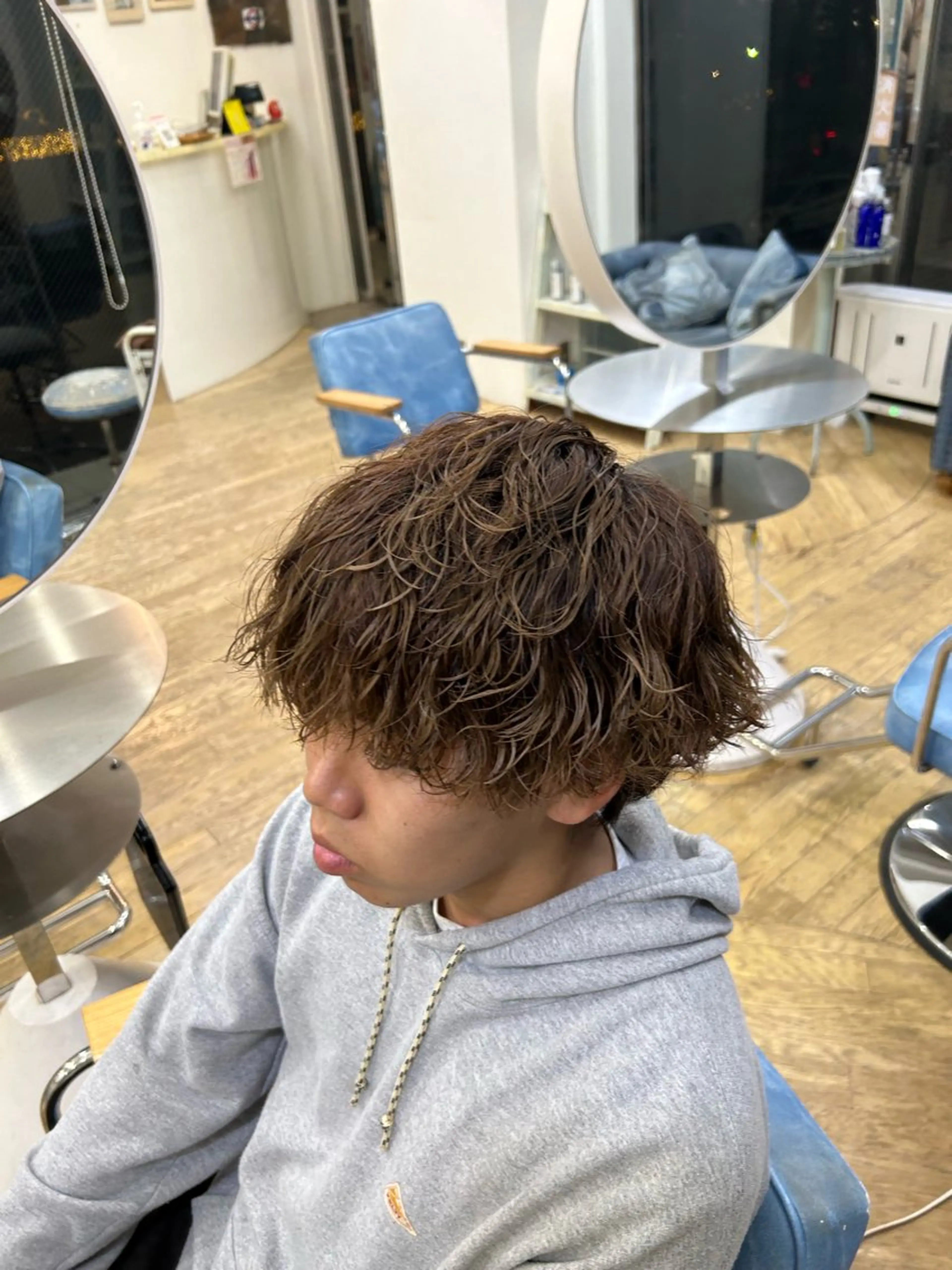 パーマ レディースショート カットモデル募集🌟のヘアスタイル