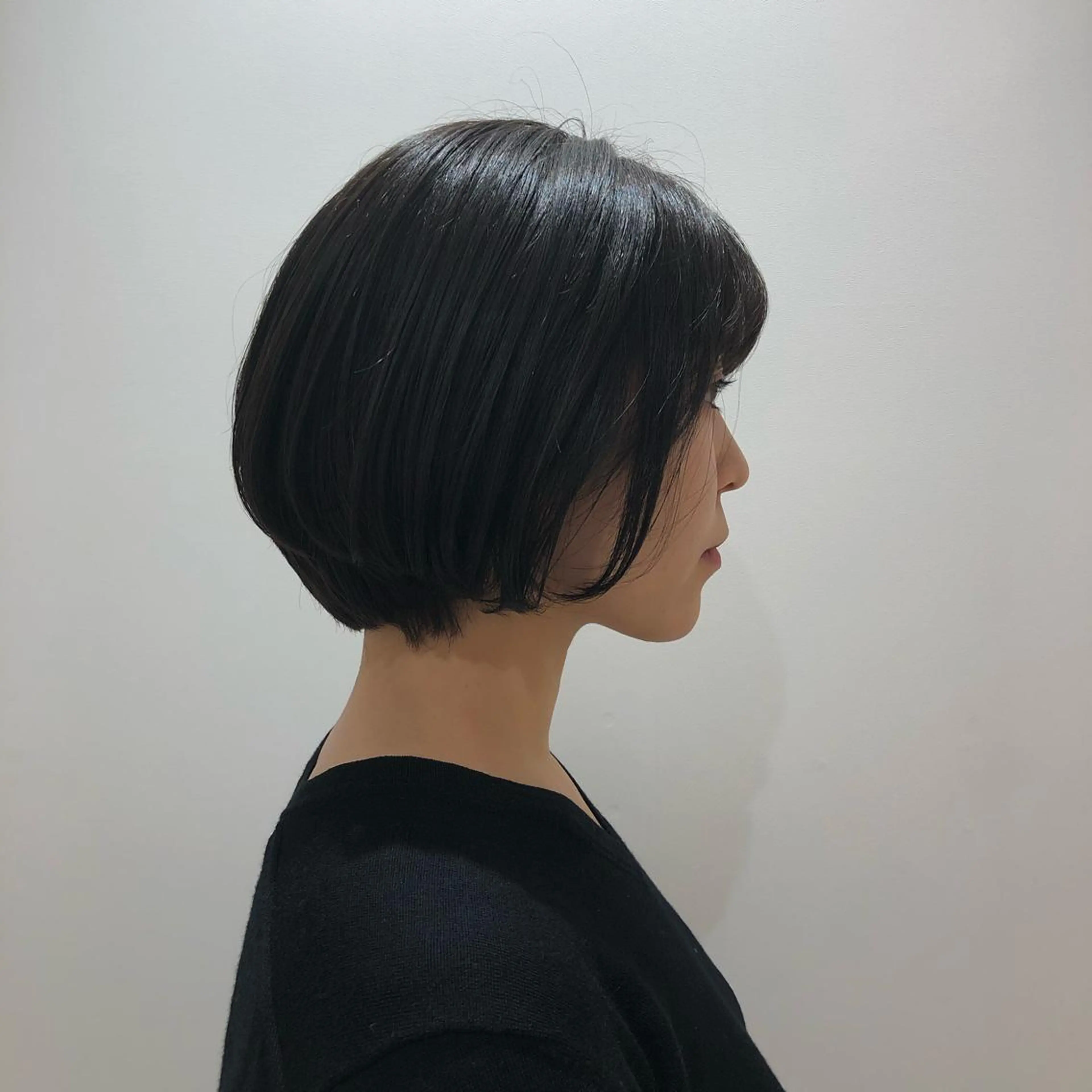 ミディアム 銀座シロー　村山 レツのヘアスタイル