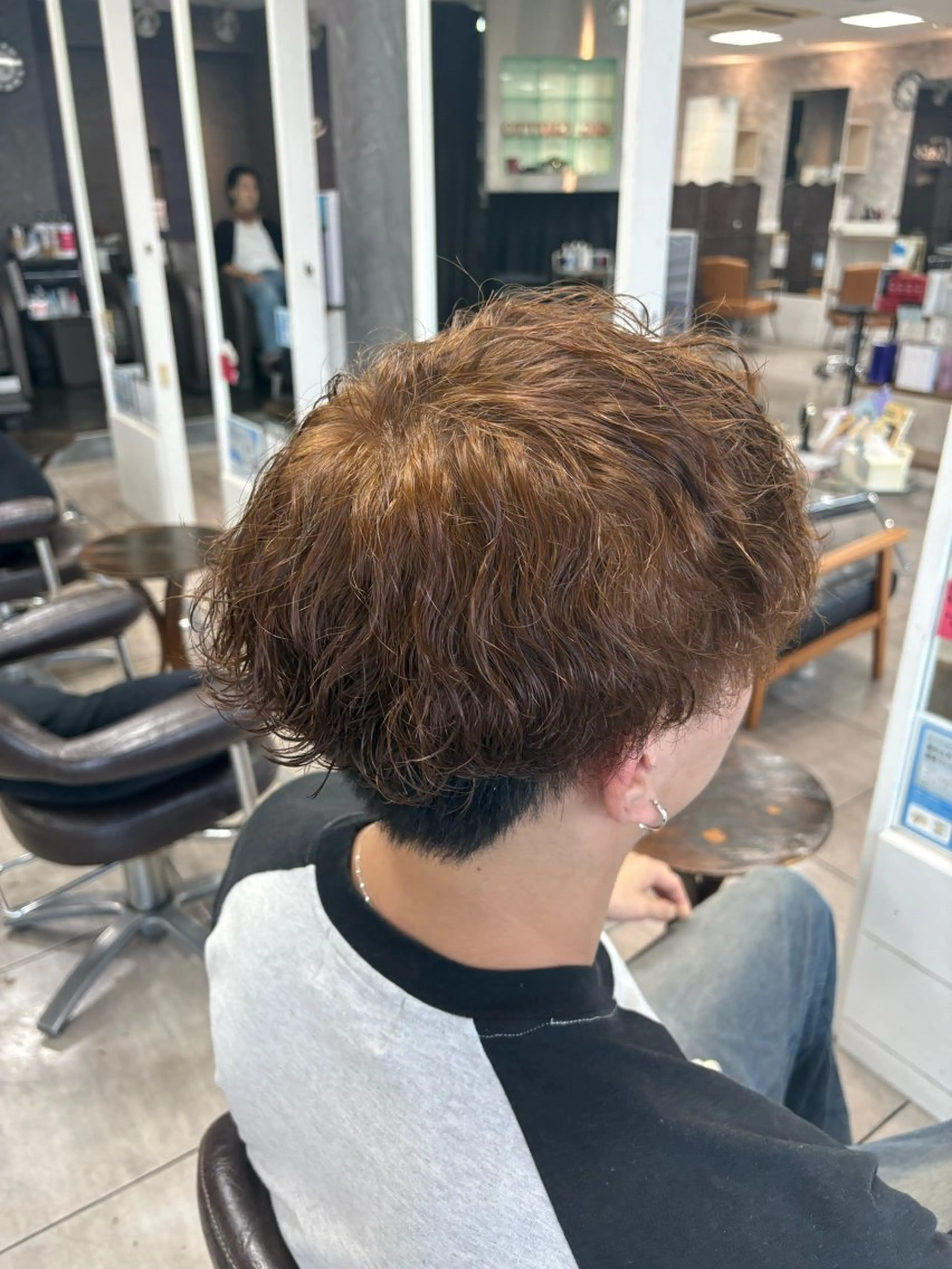 メンズ カット ヘアカラー 似合わせカット✂️ 赤阪 隼🐧のヘアスタイル