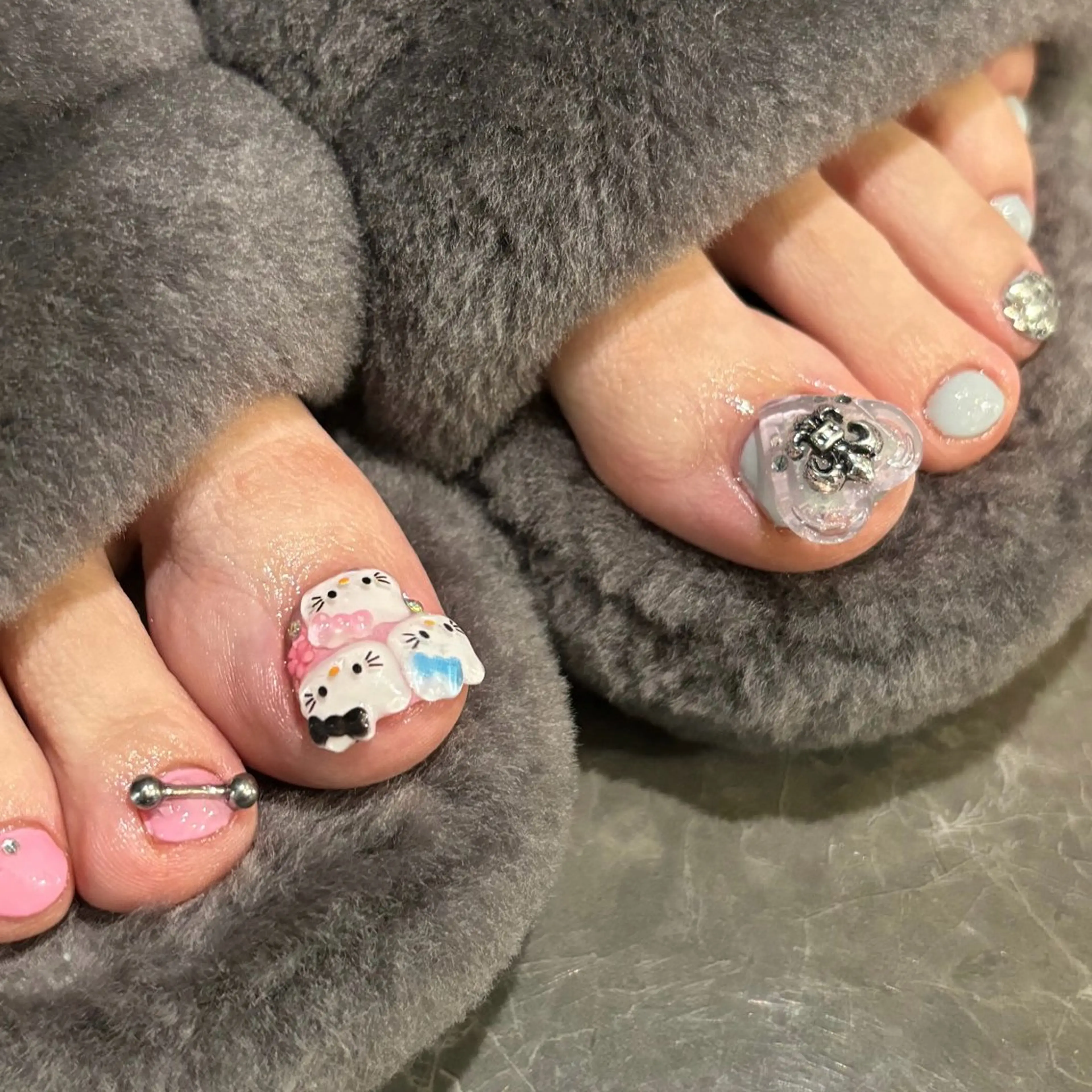ネイル フットネイル nail Nene.°✴︎💫のネイルデザイン