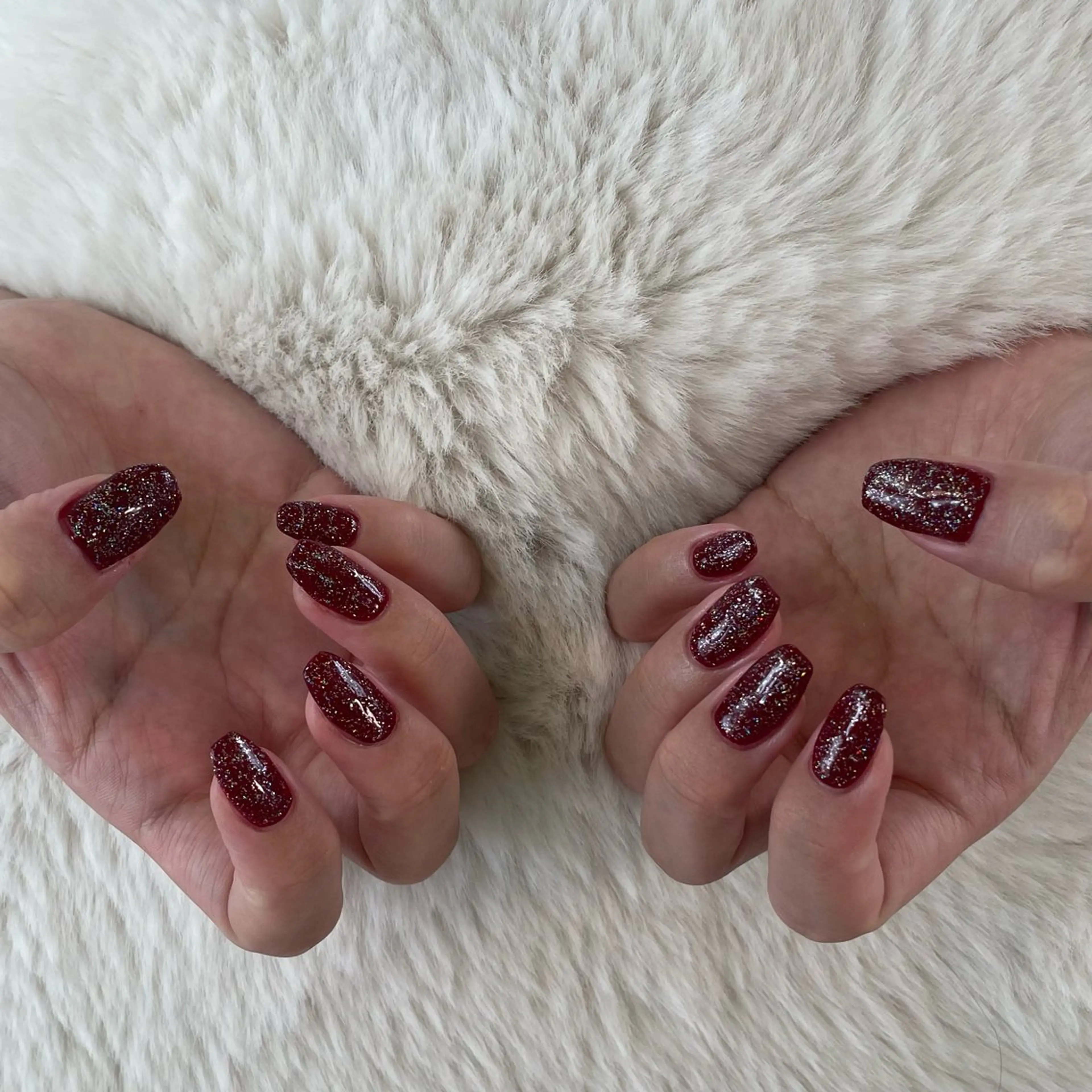 ネイル フラッシュネイル ラメ(グリッター) ハンドネイル mir nail所属・momone .のネイルデザイン