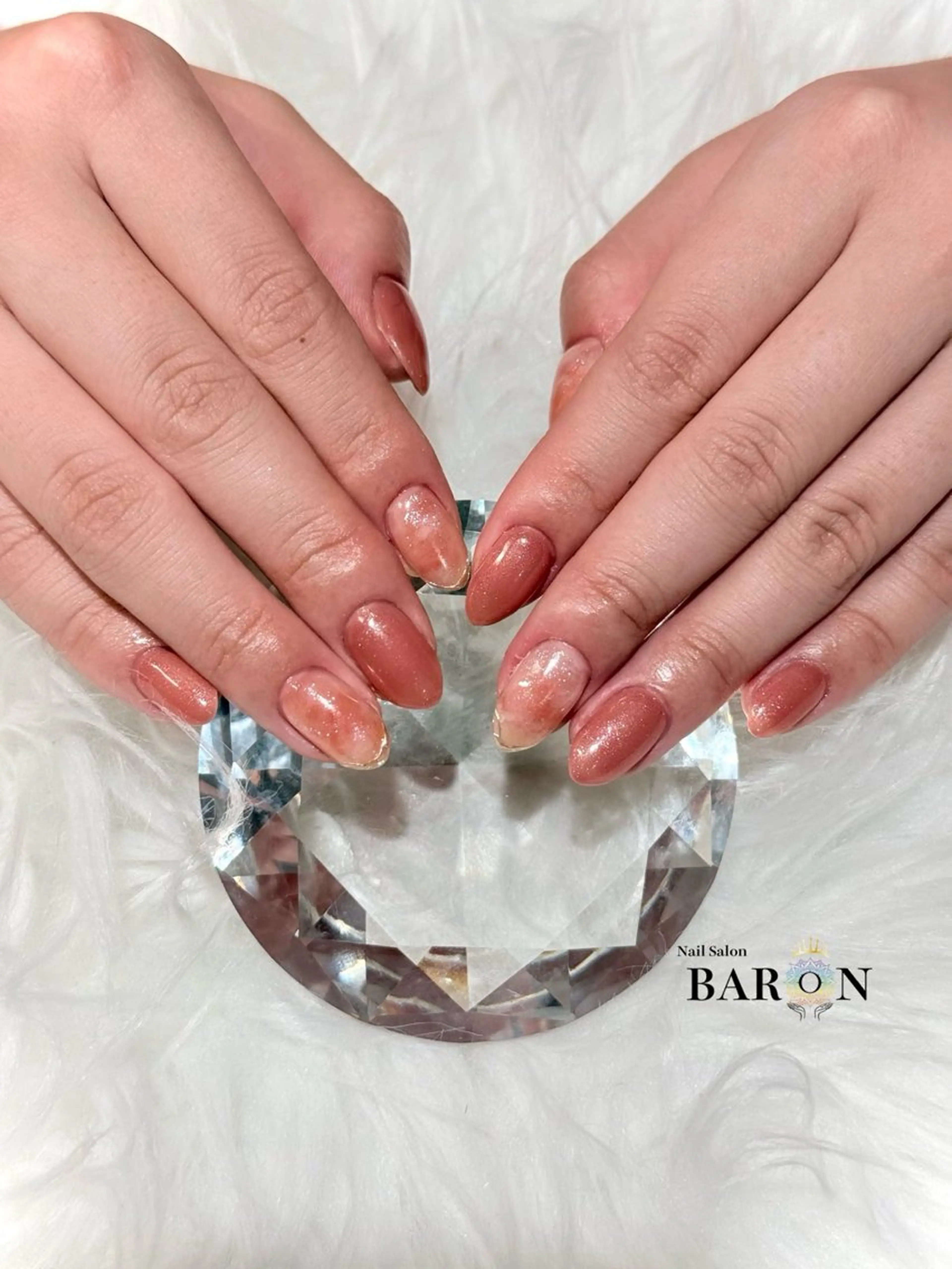 ネイル ニュアンスネイル BARON MEGUMIのネイルデザイン