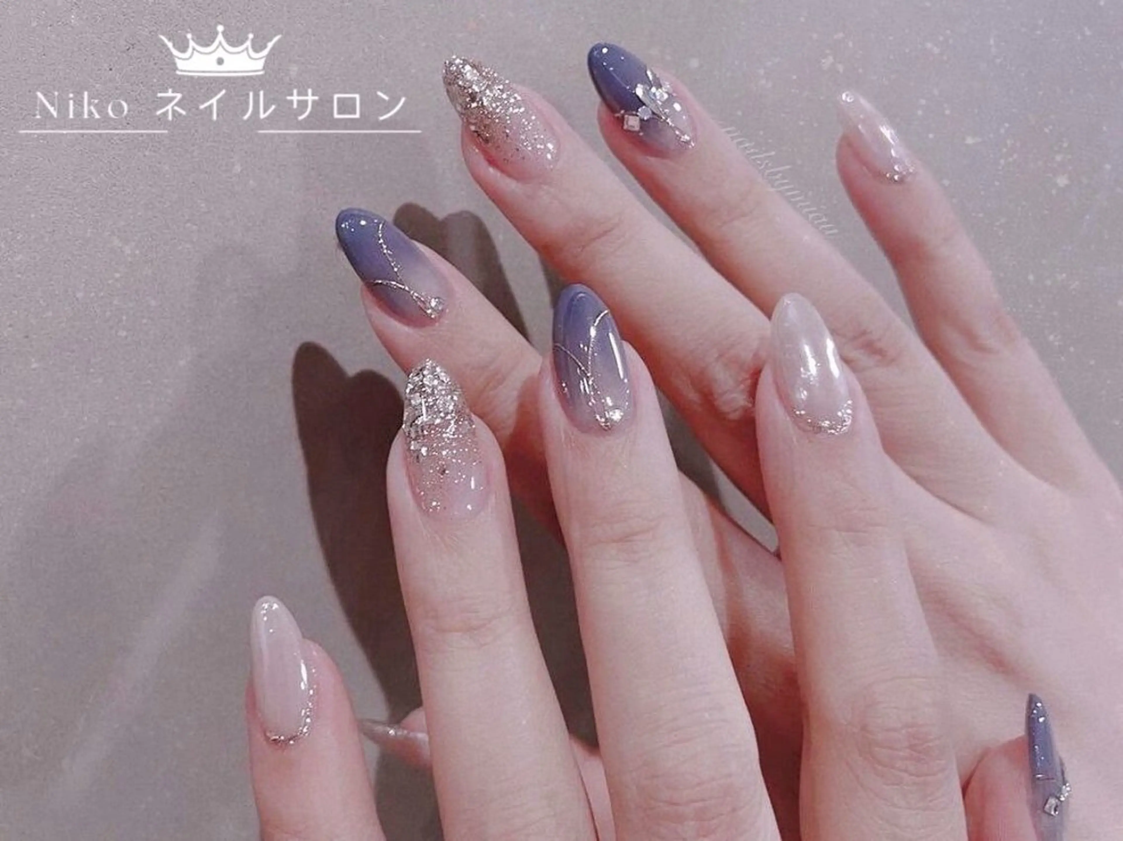 ネイル チークネイル 長さ出し フットネイル フレンチネイル ジェルネイル Niko Nail salon 銀座本店のネイルデザイン