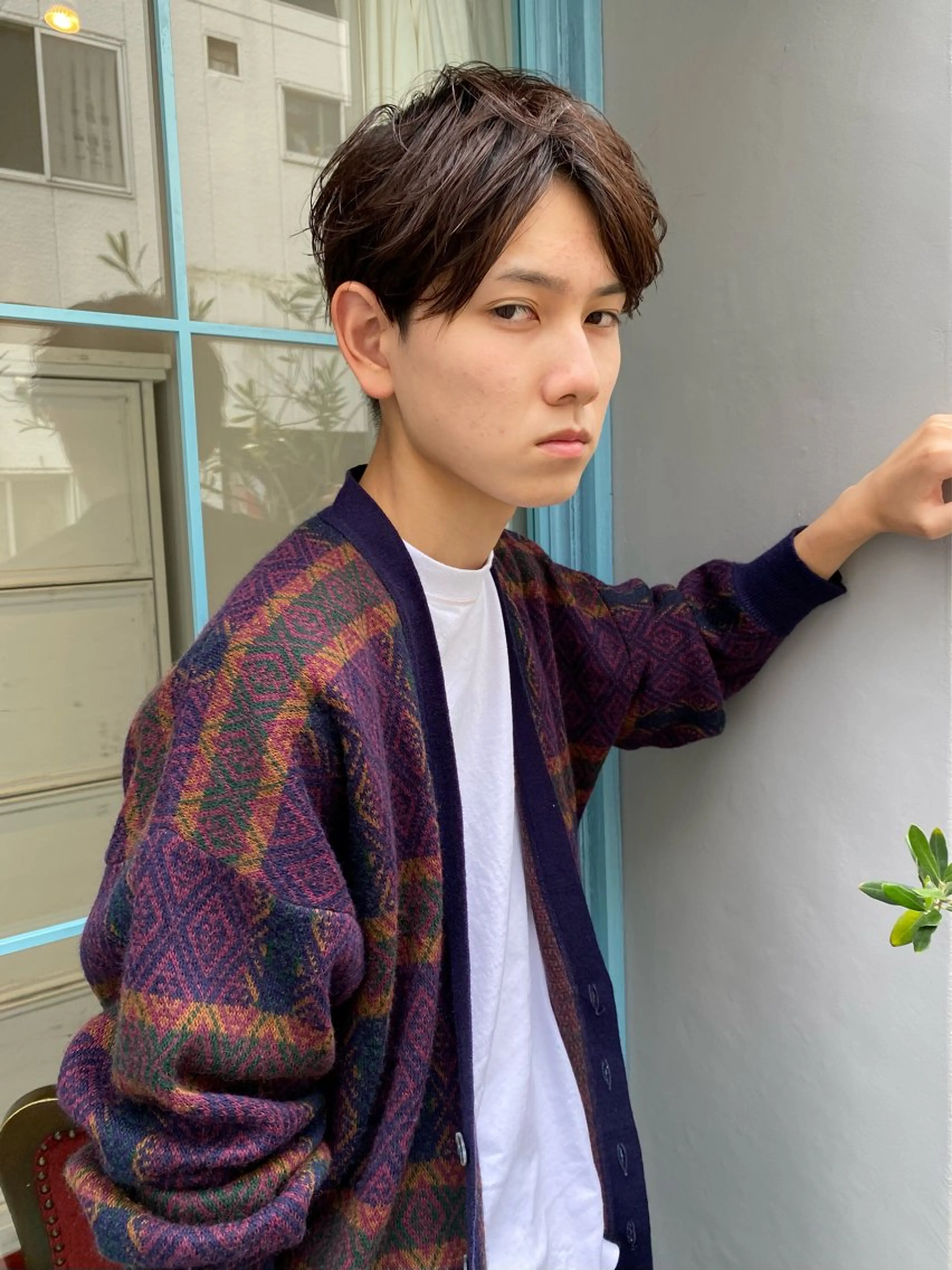 ミディアム カラー メンズ メンズ特化🔥木下 晃徳のヘアスタイル