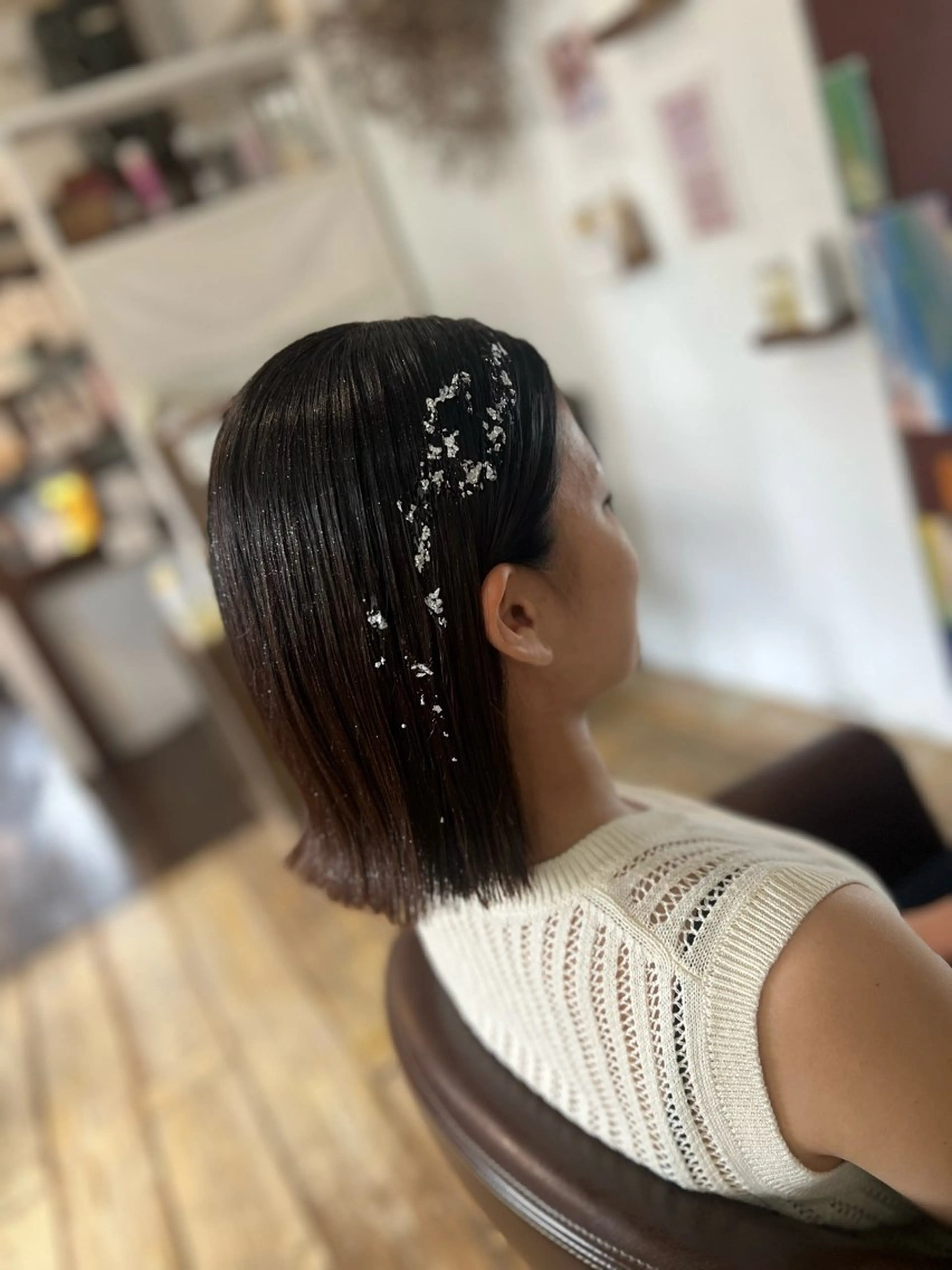 ミディアム カラー ヘアセット Style Tのヘアスタイル