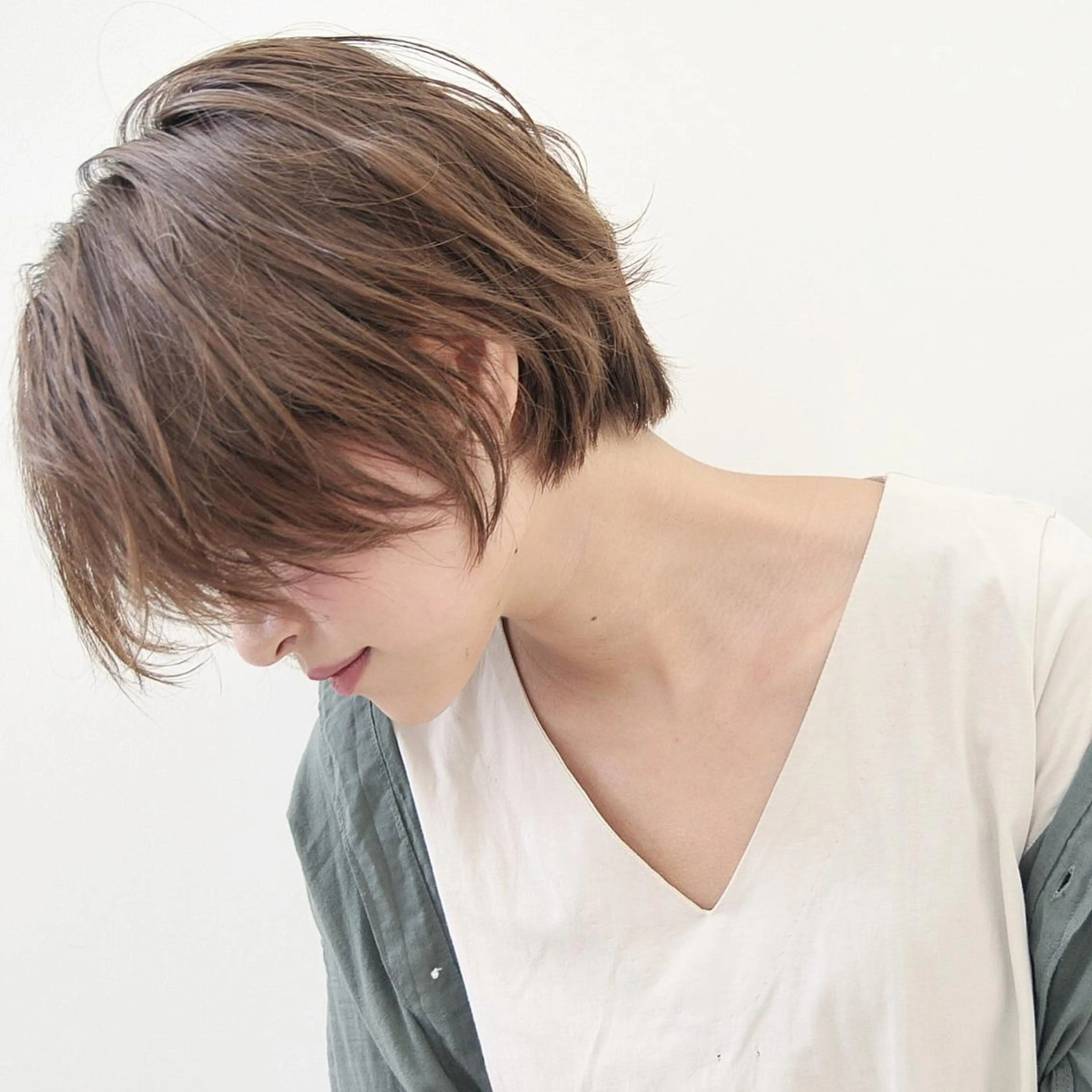 ショート カラー ショートヘア カット ヘアカラー トリートメント Neolive caffのヘアスタイル