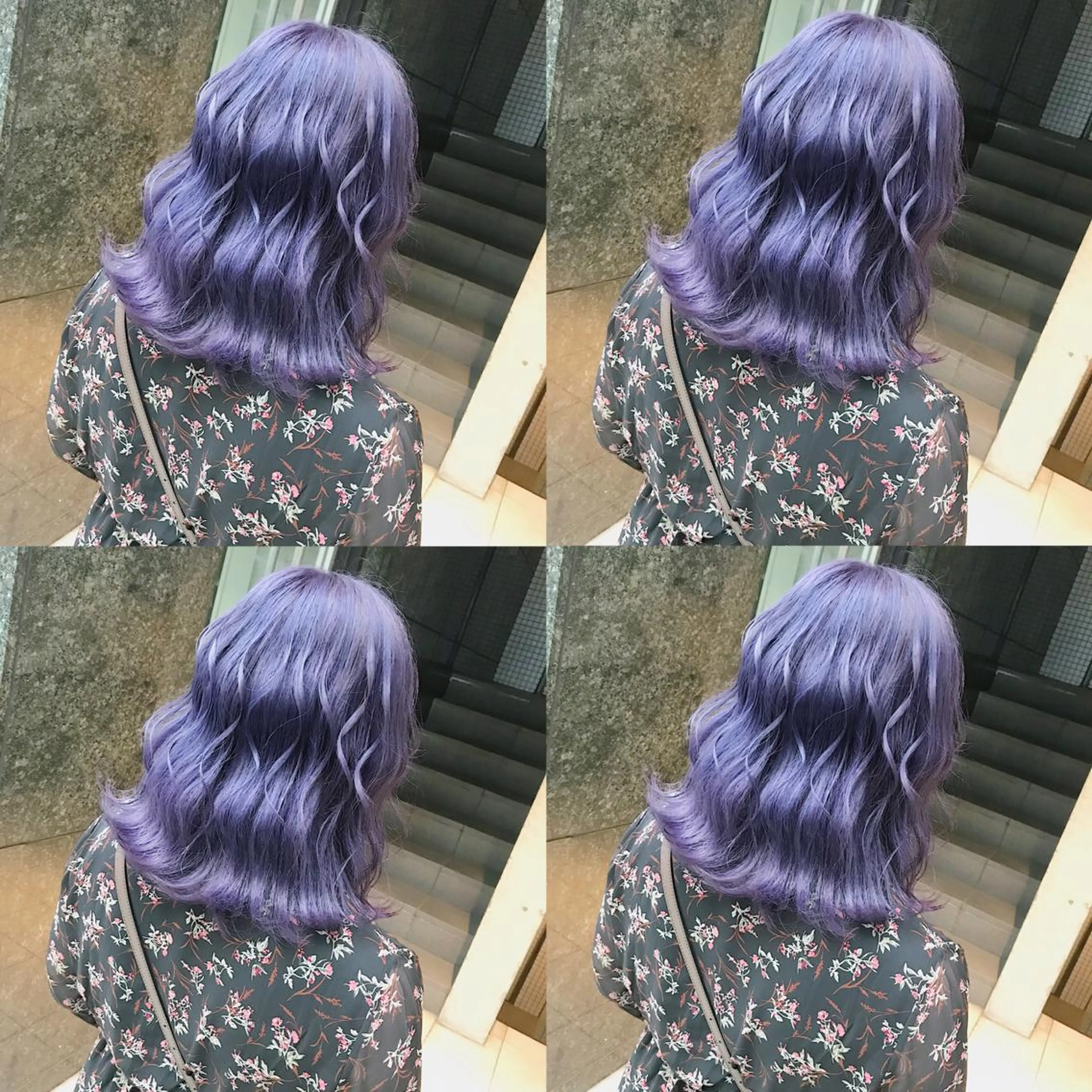 ミディアム カラー ヘアアレンジ カット ヘアカラー トリートメント TAKUMAブリーチ /切りっぱなし🪽のヘアスタイル