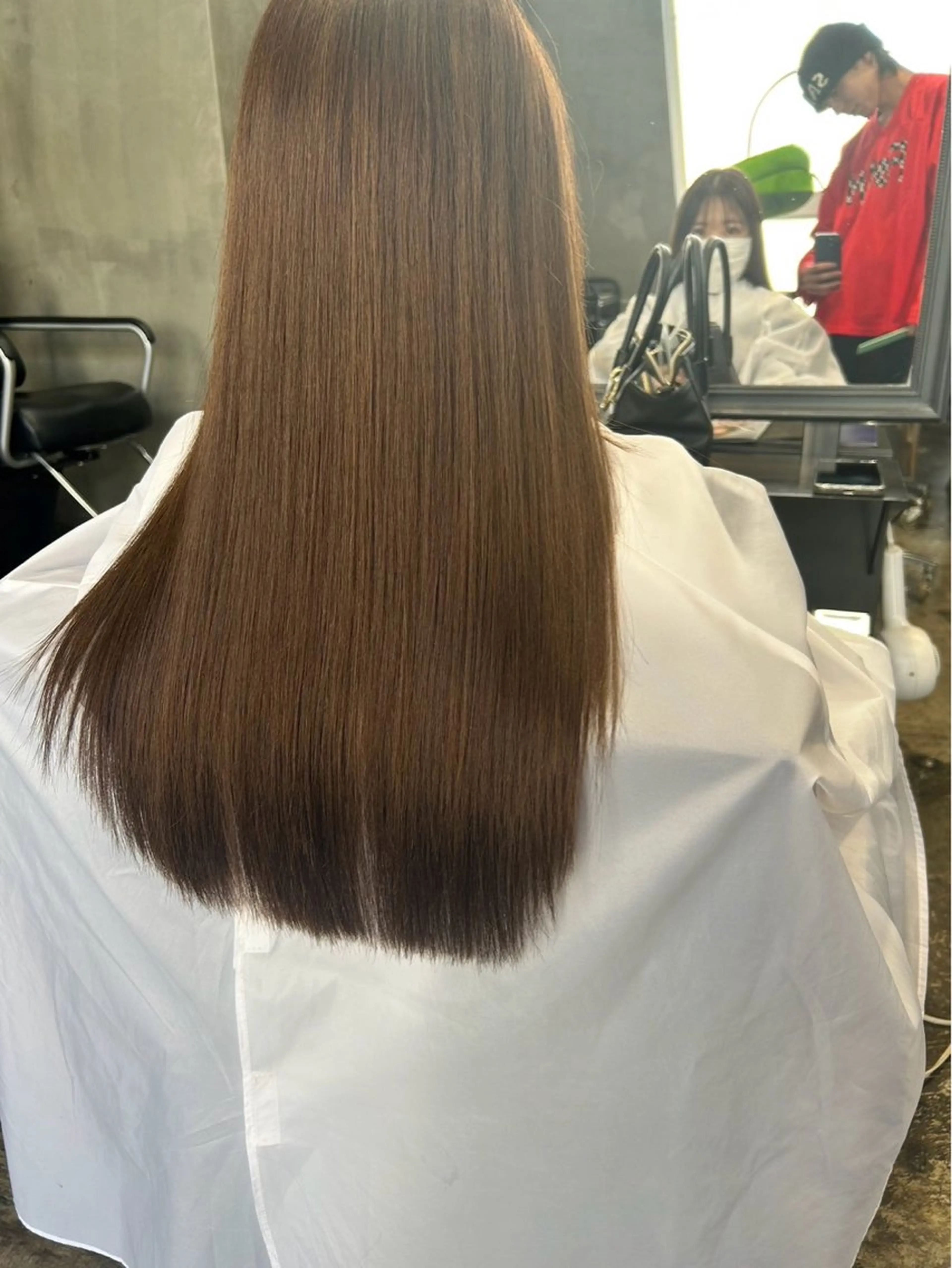 カラー ア ユ ミのヘアスタイル