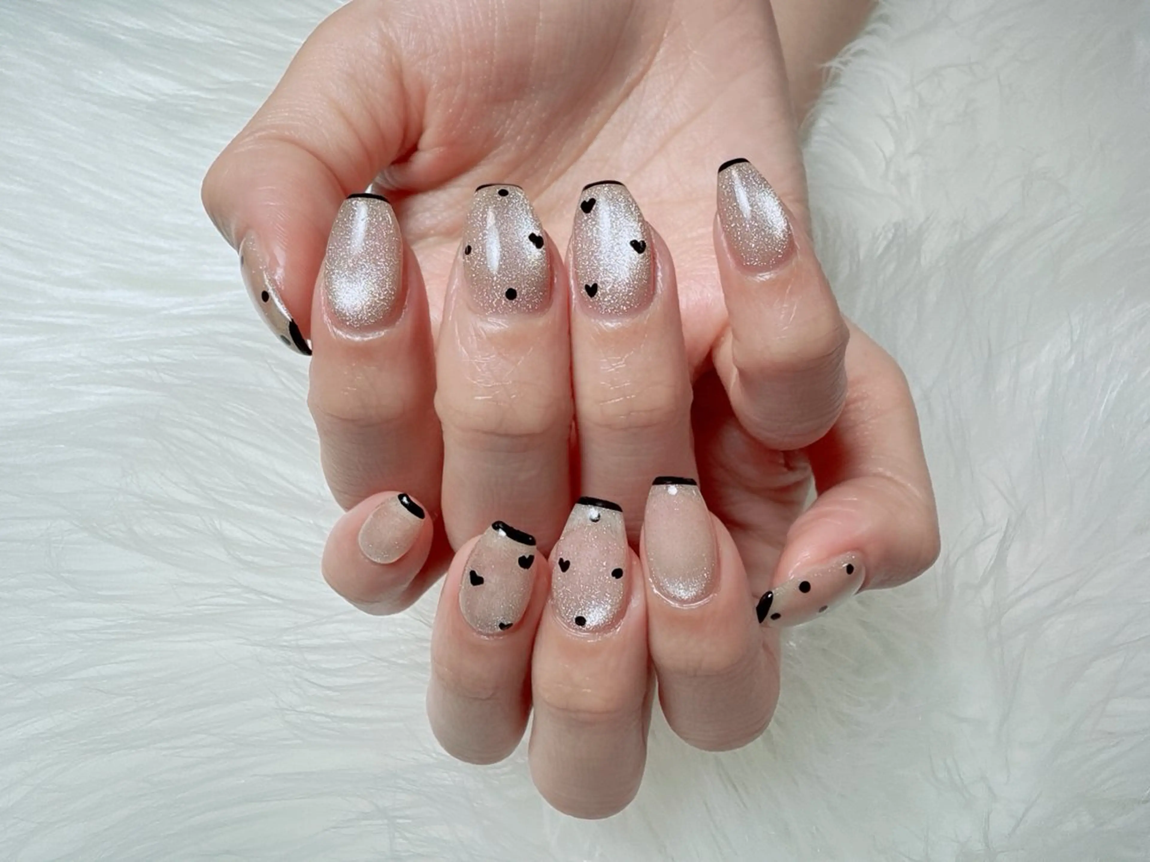 ネイル アートネイル ドット ハンドネイル C-NEXIL ひよりのネイルデザイン