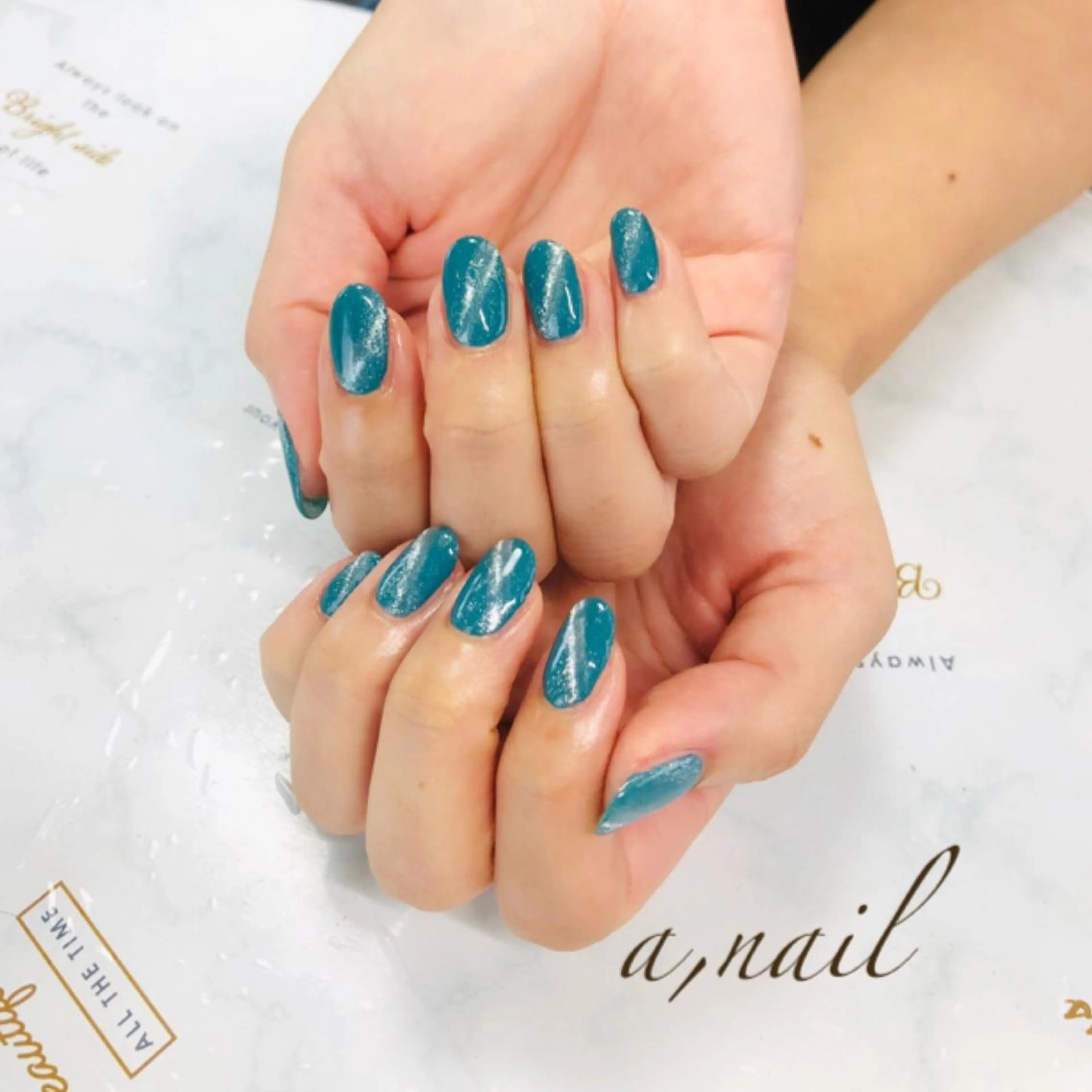 ネイル フットネイル ジェルネイル グラデーション ラメ(グリッター) ラメグラデーション ネイルサロン エーネイルのネイルデザイン