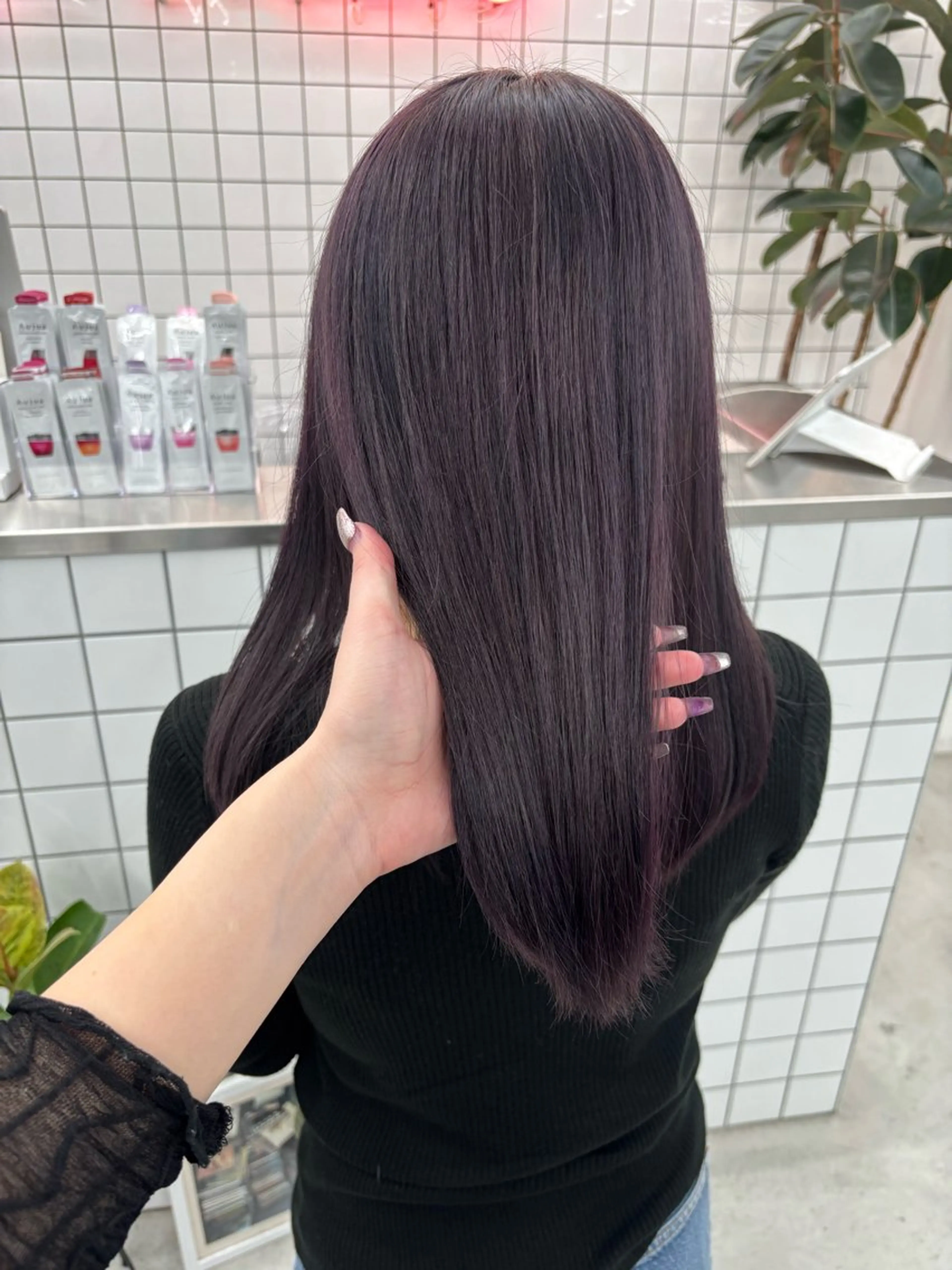 ロング カラー カット ヘアカラー 夕羽夢🍓矢場/ JILLSTUDIOのヘアスタイル