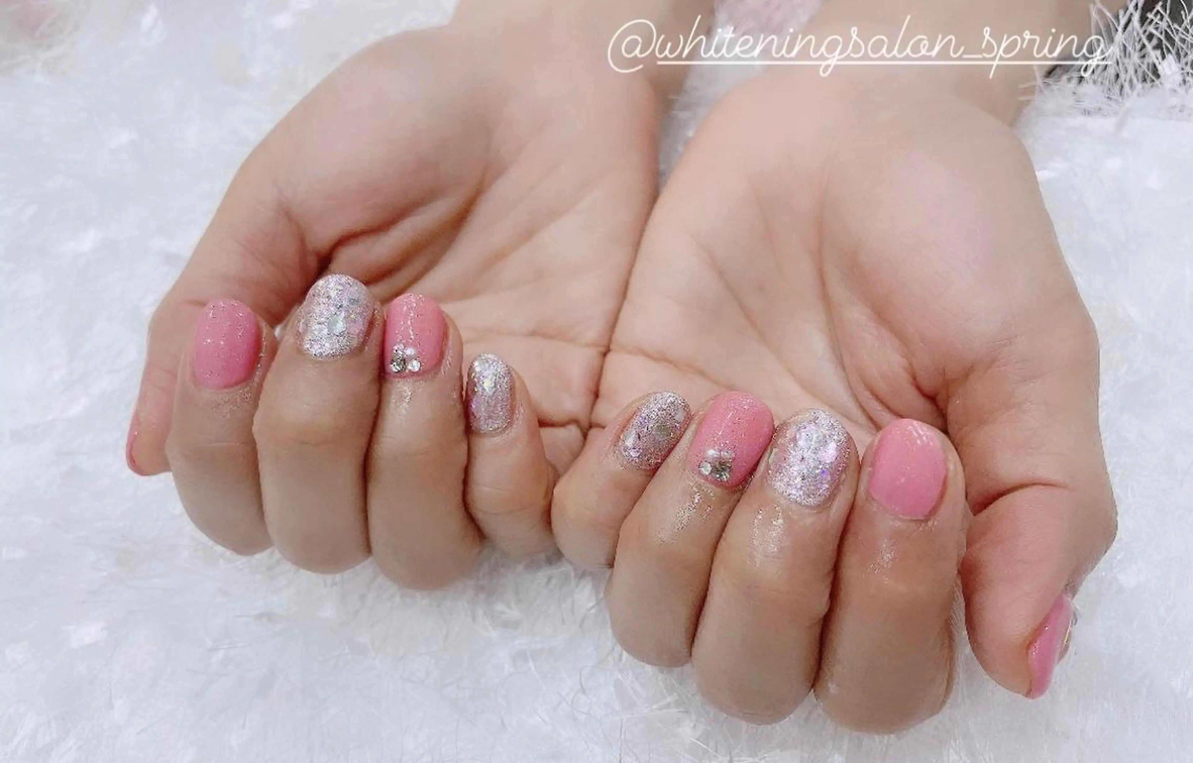 ネイル ピンク Nakao Hitomiのネイルデザイン