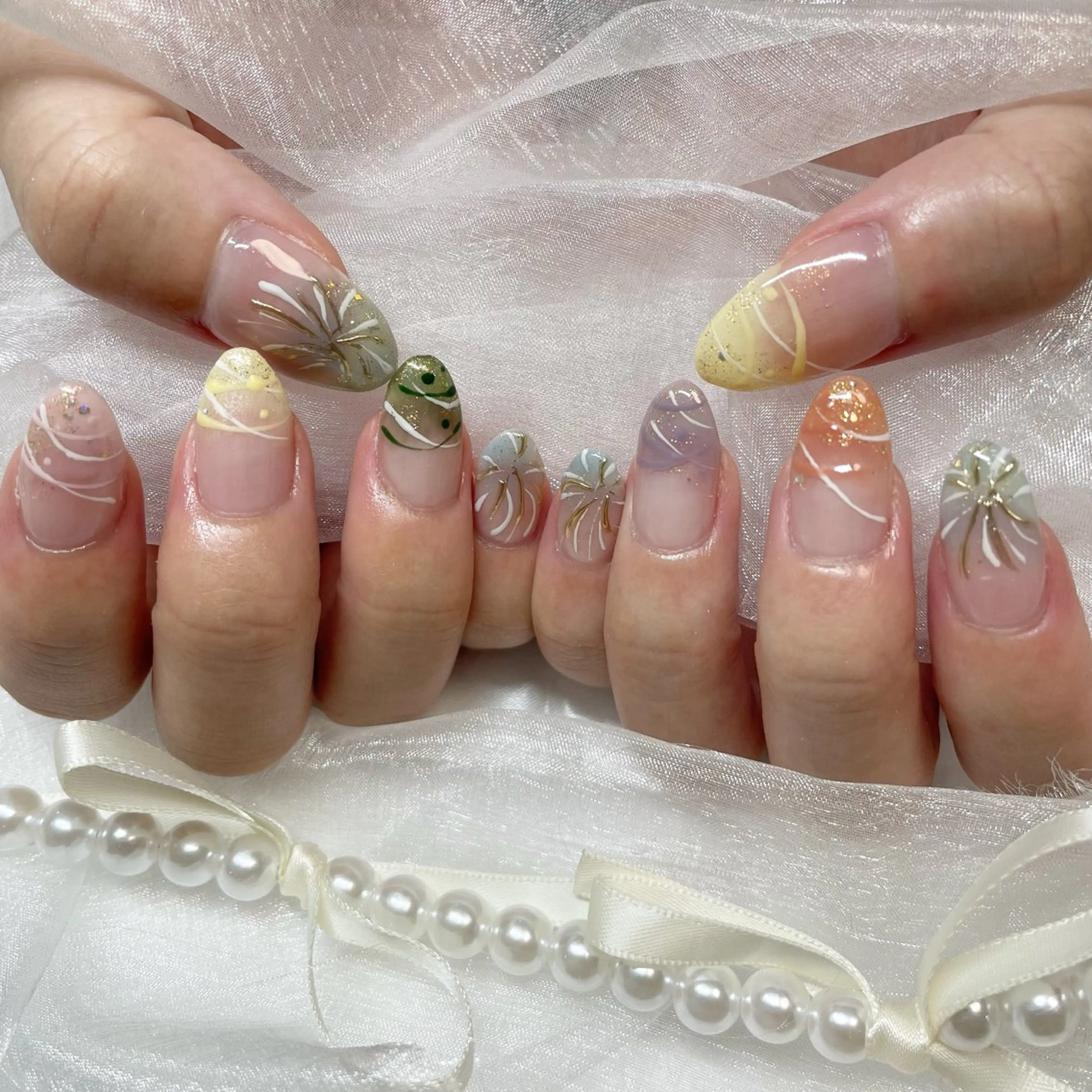 ネイル ジェルネイル 韓国ネイル 持ち込み ワンカラーネイル ワンホンネイル ハンドネイル fiore nail 🦋のネイルデザイン