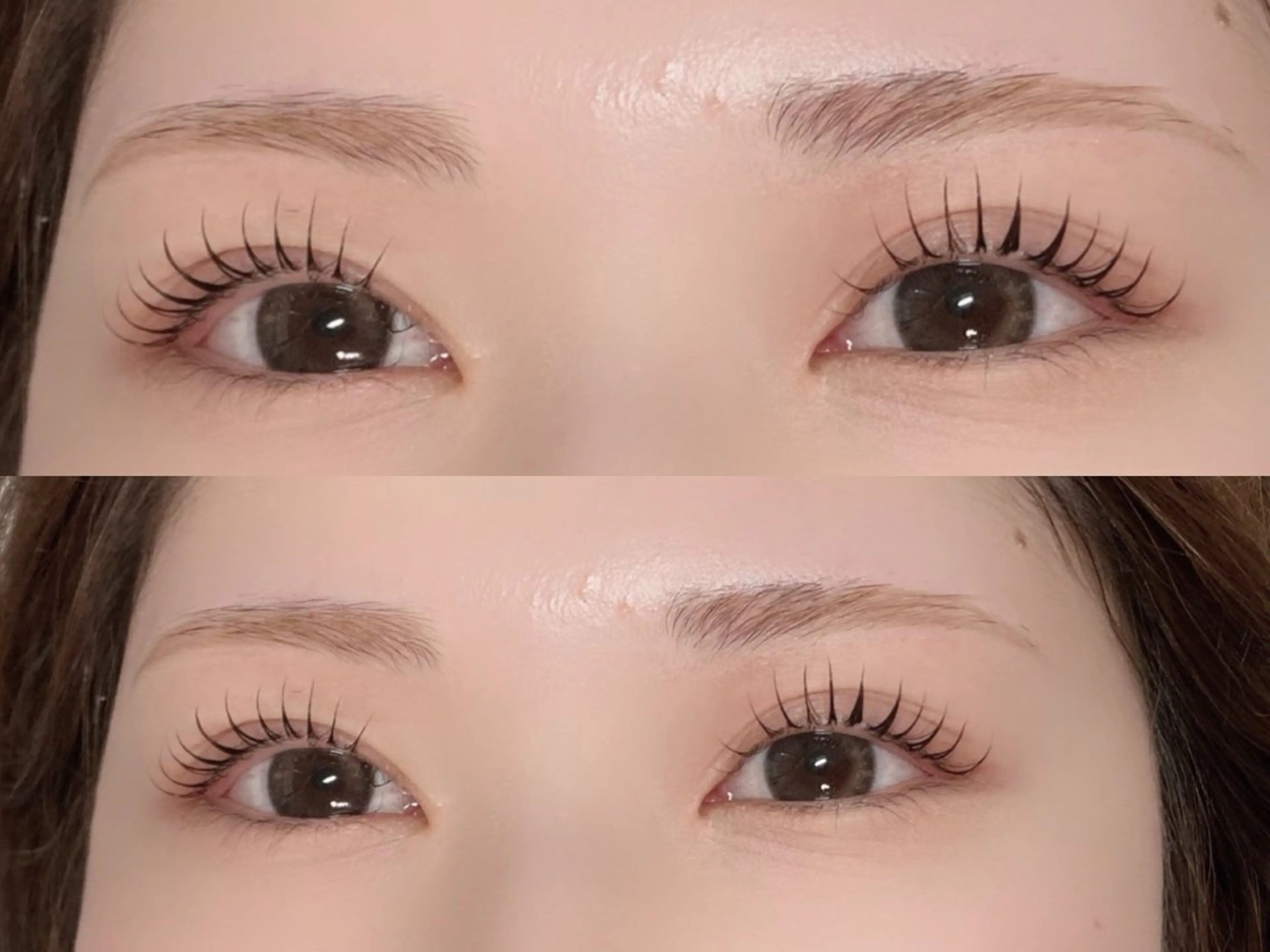 【ミニモ限定メニュー】💠上まつげパーマ＆アイブロウ💠 （ケアトリートメント＆アイシャンプー付き）の写真